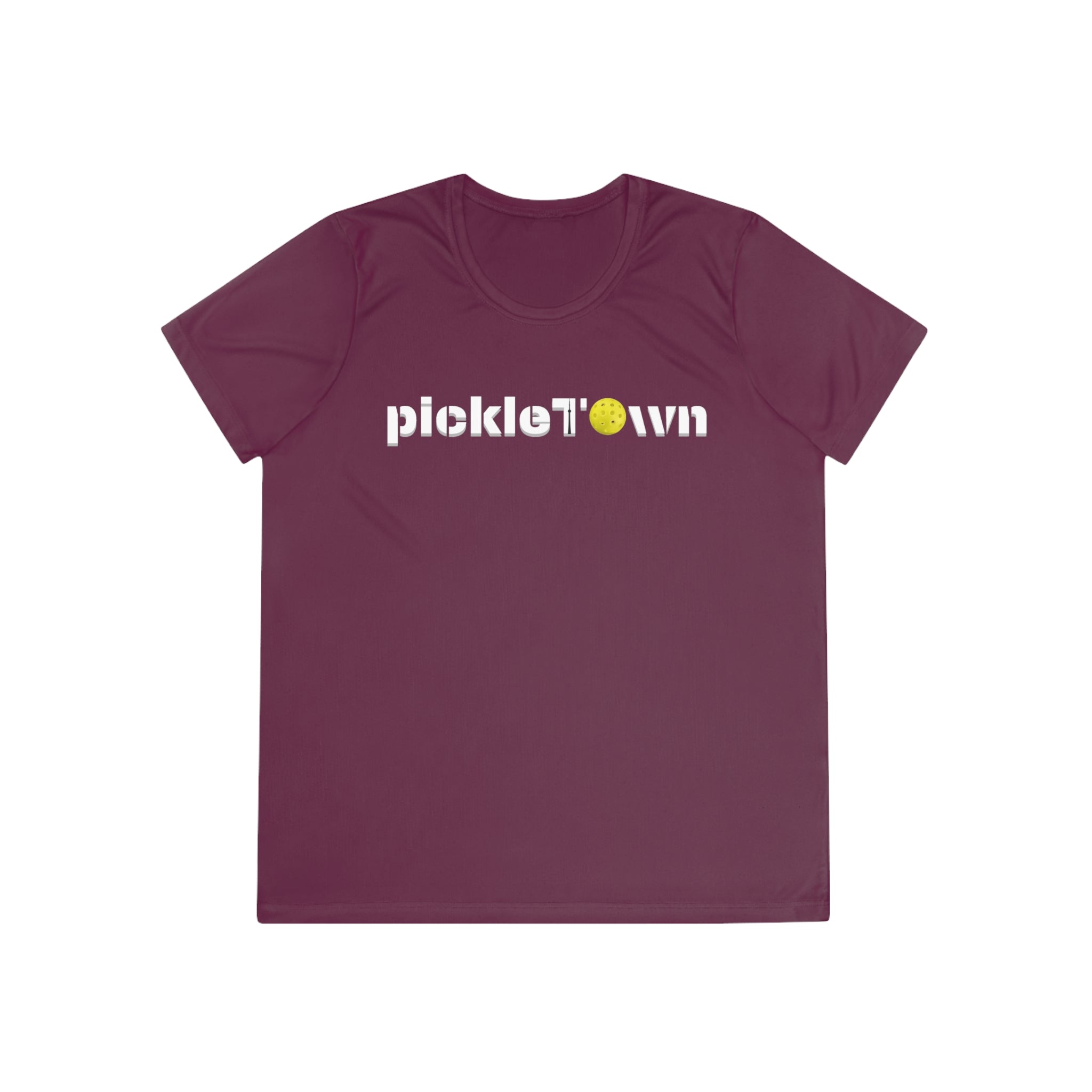 PickleTOwn T-Shirt - Toronto 6ix City Pride Pickleball Tee | CN Tower Sport Apparel Gift Women's Moisture Wicking Shirt