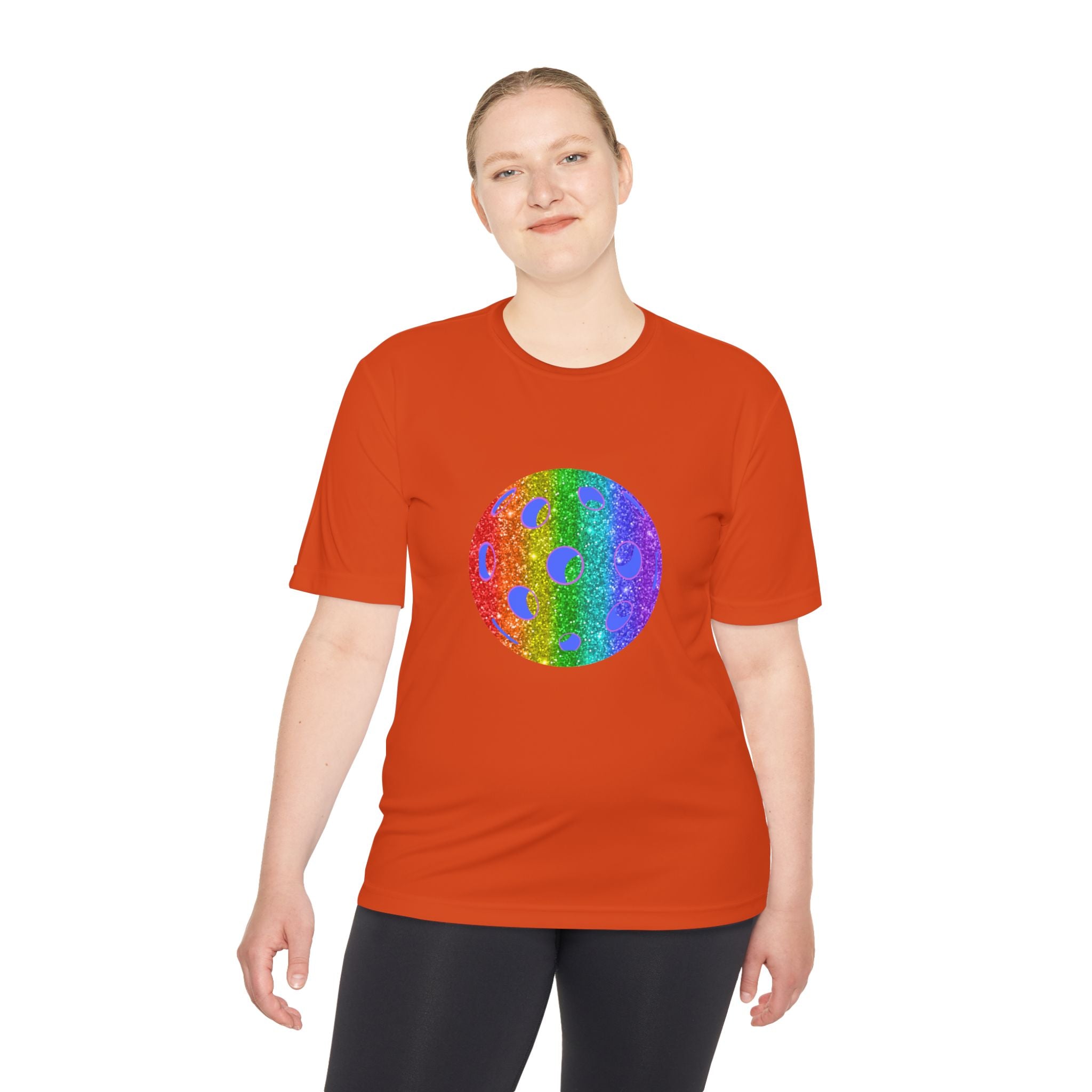 Sparkle Loud and Proud Moisture Wicking Pride T-shirt | Pickleball Tee for Men & Women | Gift for the LGBTQ2 Community