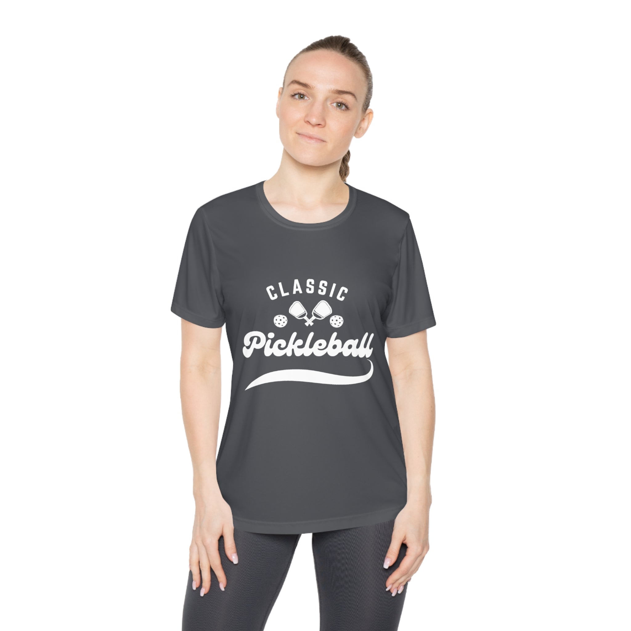 Women's Moisture Wicking Performance Classic Pickleball T-Shirt | Lightweight Activewear | Gift for Players & Friends