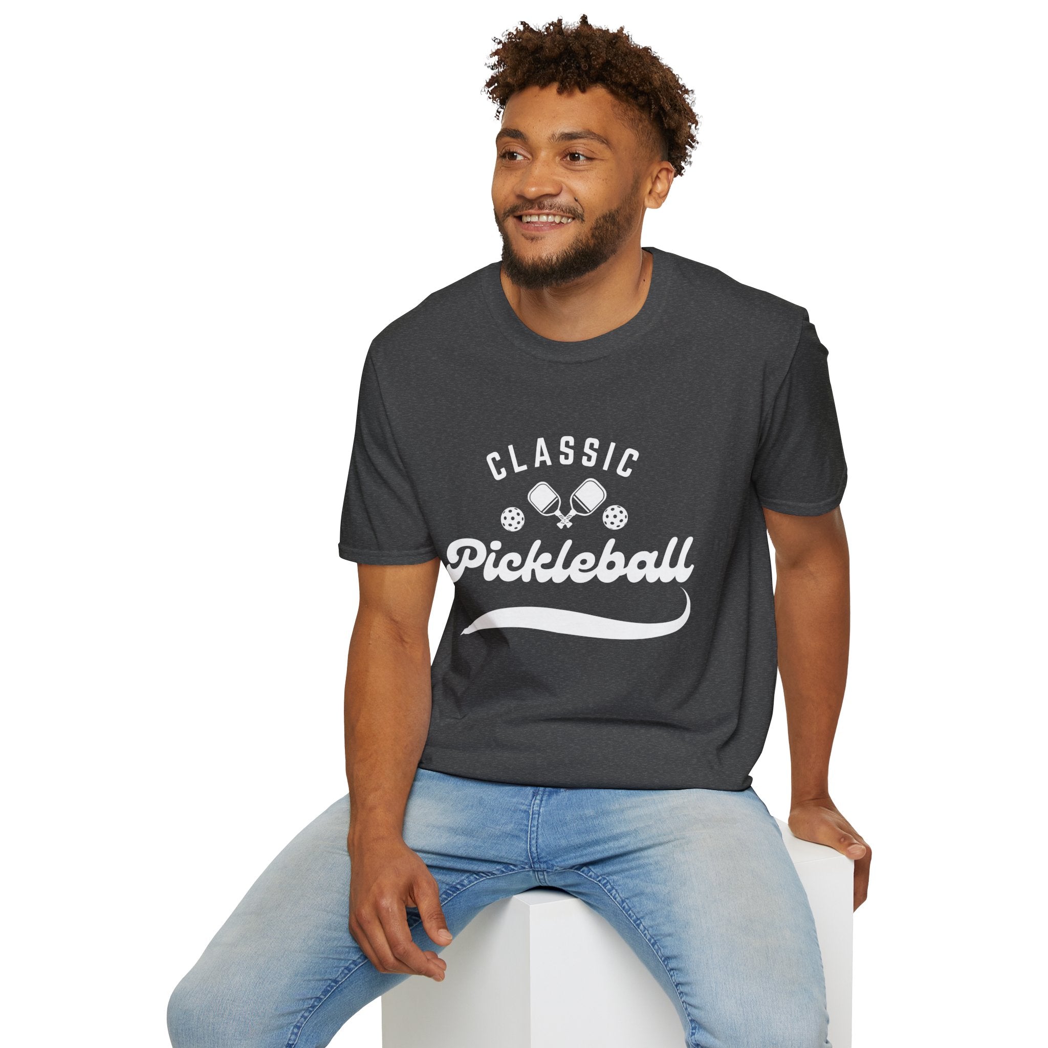 Classic Pickleball Unisex T-shirt | Relaxed Fit, Soft & Comfy Tee | Lightweight Activewear | Player Gift