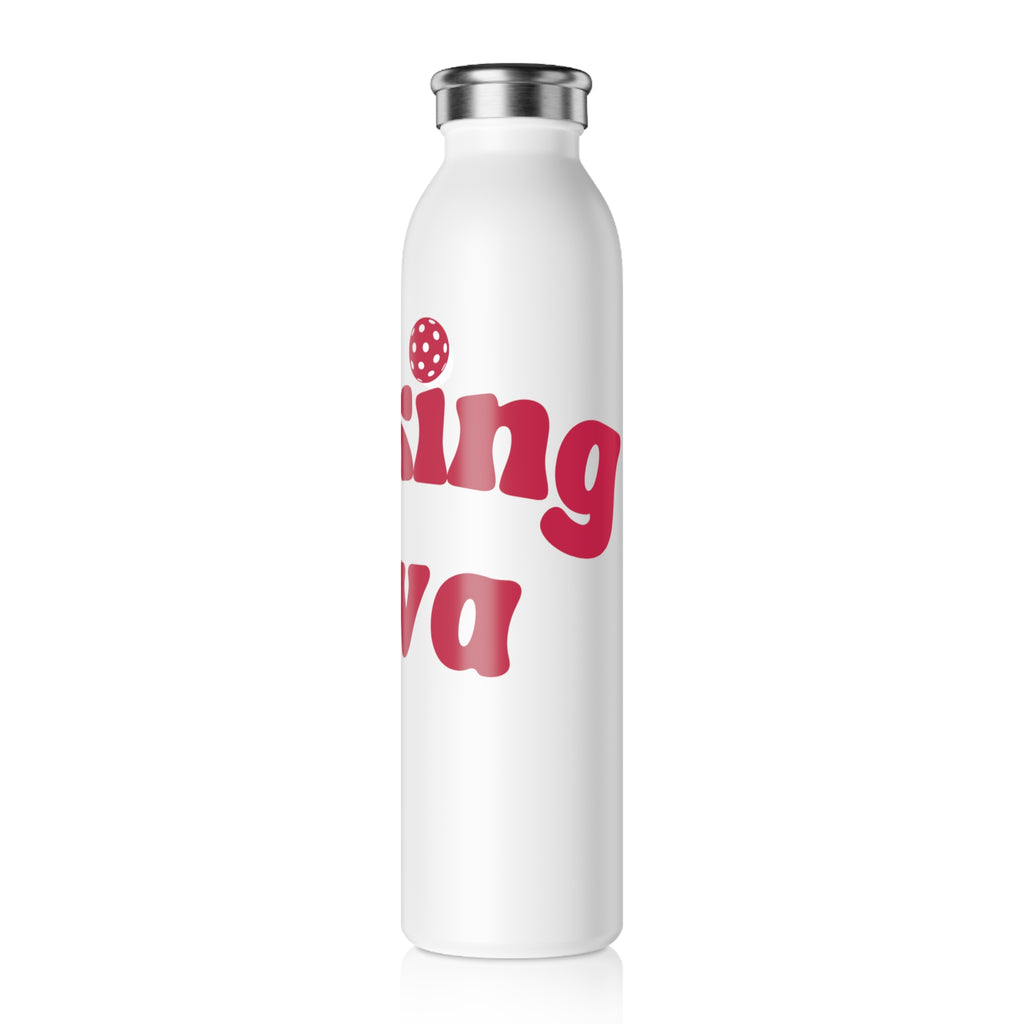 Stainless Steel Dinking Diva Pickleball Hydration Bottle | BPA-Free, Leak-Proof, 20oz Sports Bottle | Gift for Players