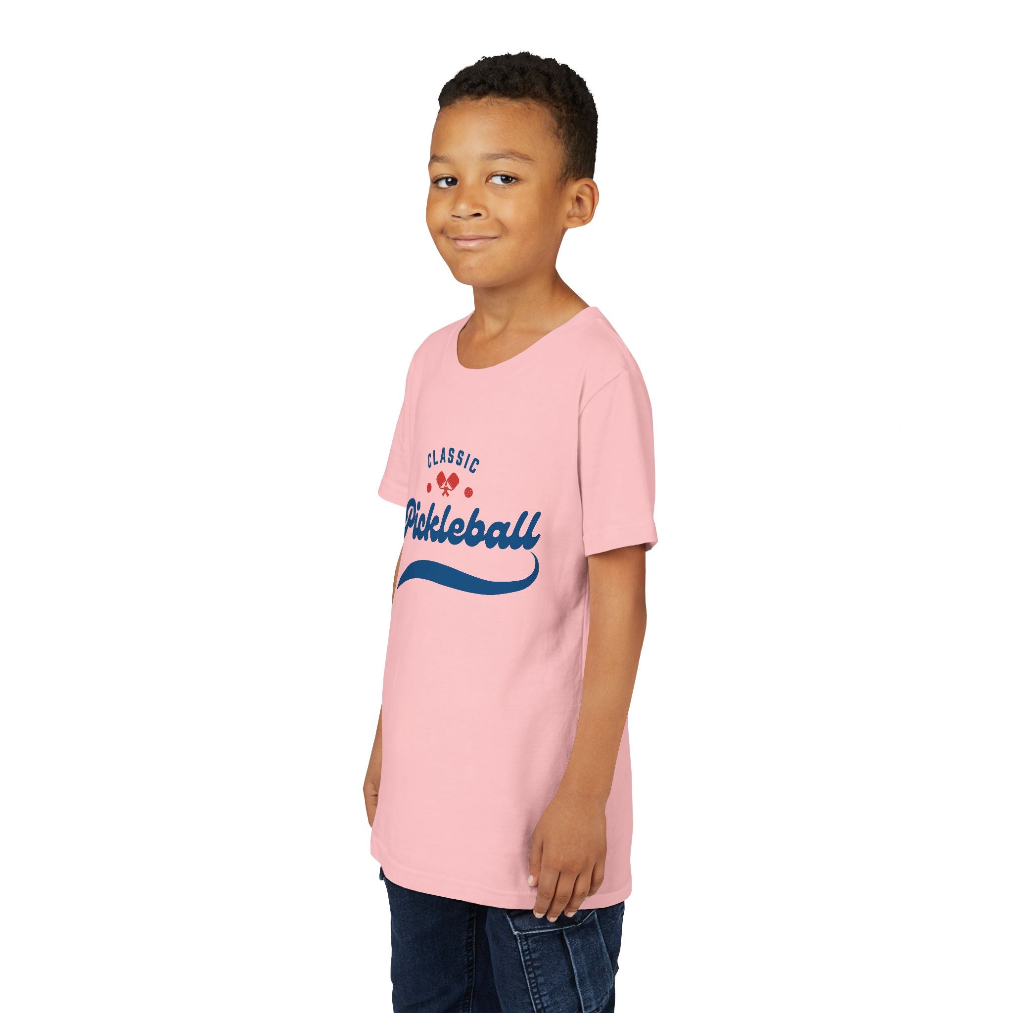Youth Retro Classic Pickleball T-Shirt | Kids Sports Tee for Boys & Girls | Soft & Comfy