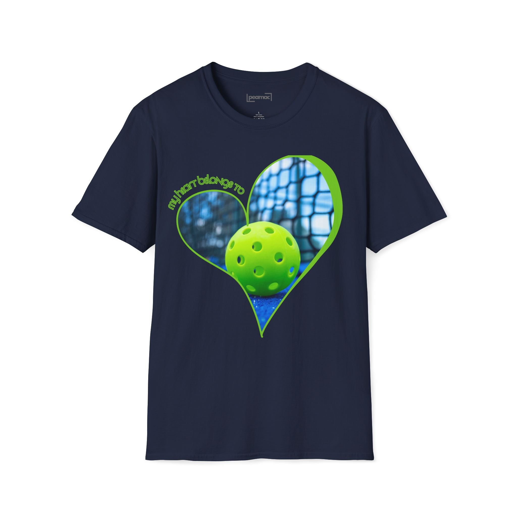 Relaxed Fit, Moisture Wicking Performance Tee | My Heart Belongs To Pickleball | Unisex T-Shirt, Lightweight Activewear
