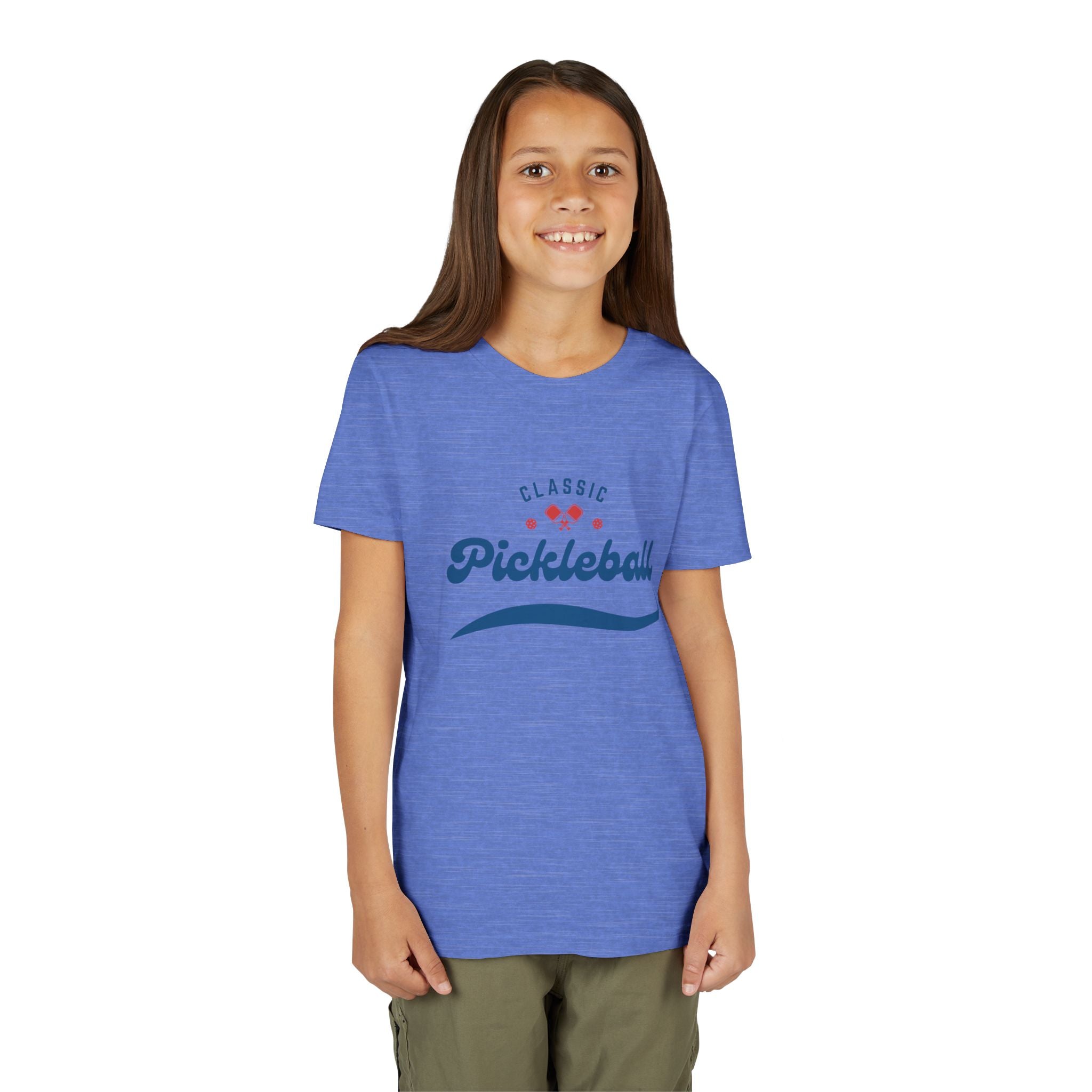 Youth Retro Classic Pickleball T-Shirt | Kids Sports Tee for Boys & Girls | Soft & Comfy