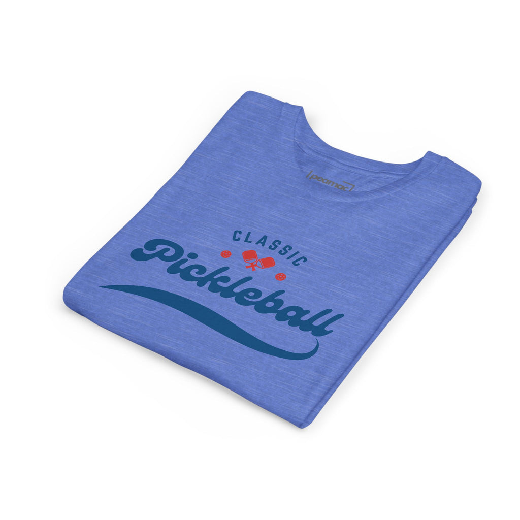 Youth Retro Classic Pickleball T-Shirt | Kids Sports Tee for Boys & Girls | Soft & Comfy
