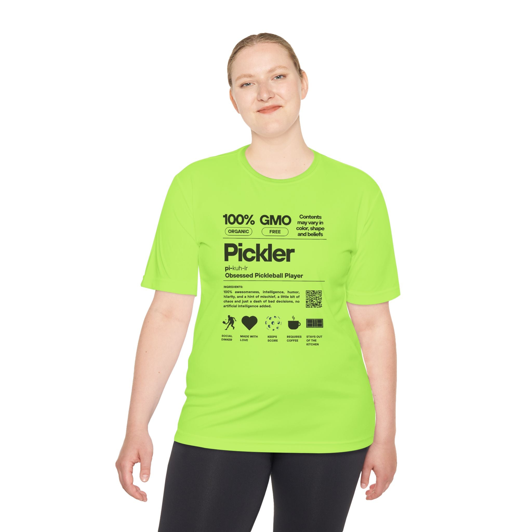 Moisture Wicking Performance Pickleball Tee | Pickler Funny Definitions | Relaxed Fit T-Shirt | Lightweight Activewear