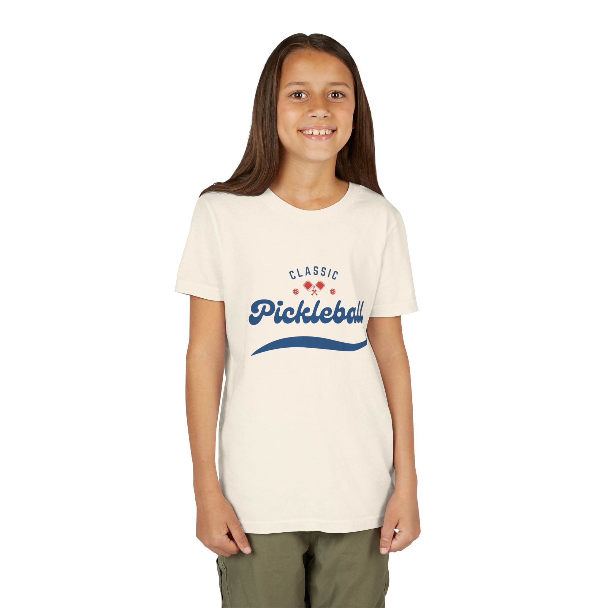 Youth Retro Classic Pickleball T-Shirt | Kids Sports Tee for Boys & Girls | Soft & Comfy