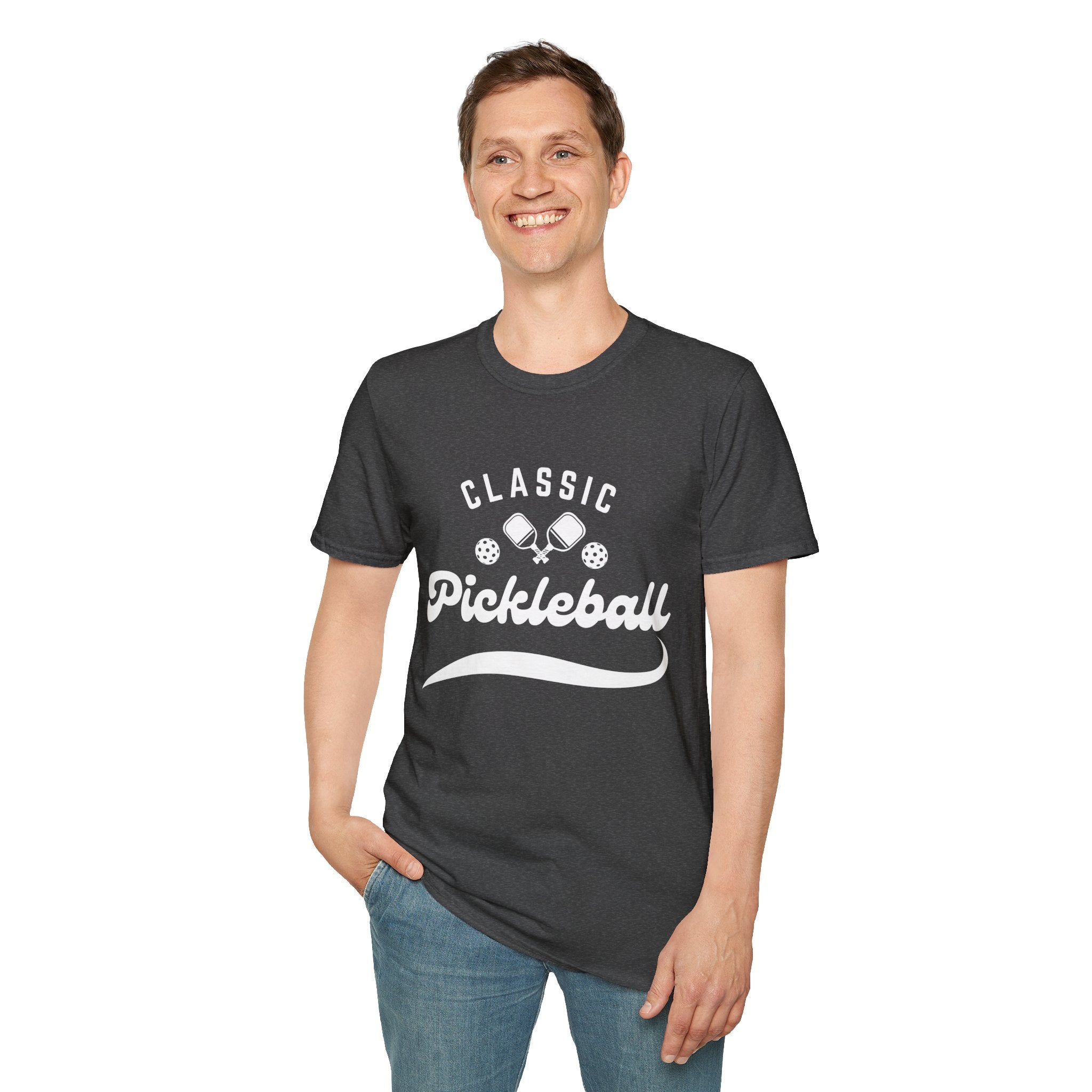 Classic Pickleball Unisex T-shirt | Relaxed Fit, Soft & Comfy Tee | Lightweight Activewear | Player Gift