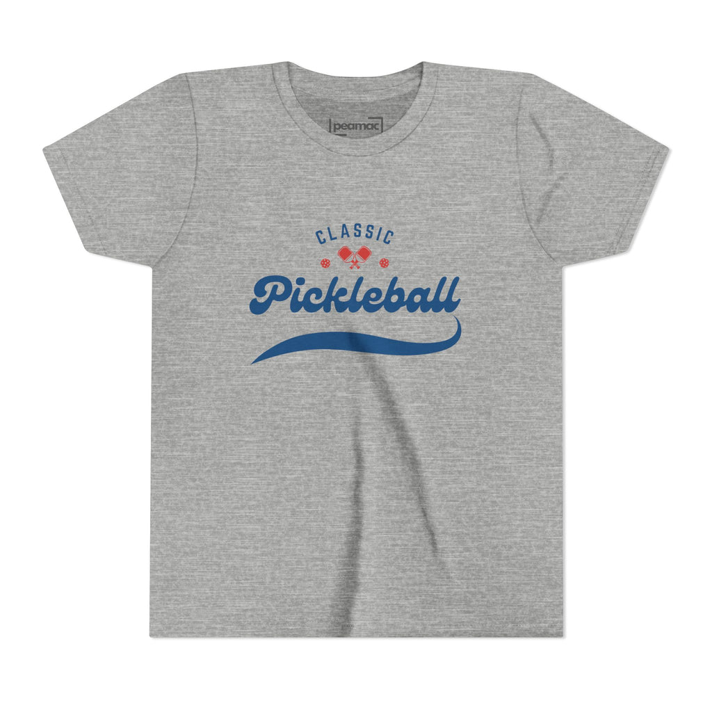 Youth Retro Classic Pickleball T-Shirt | Kids Sports Tee for Boys & Girls | Soft & Comfy
