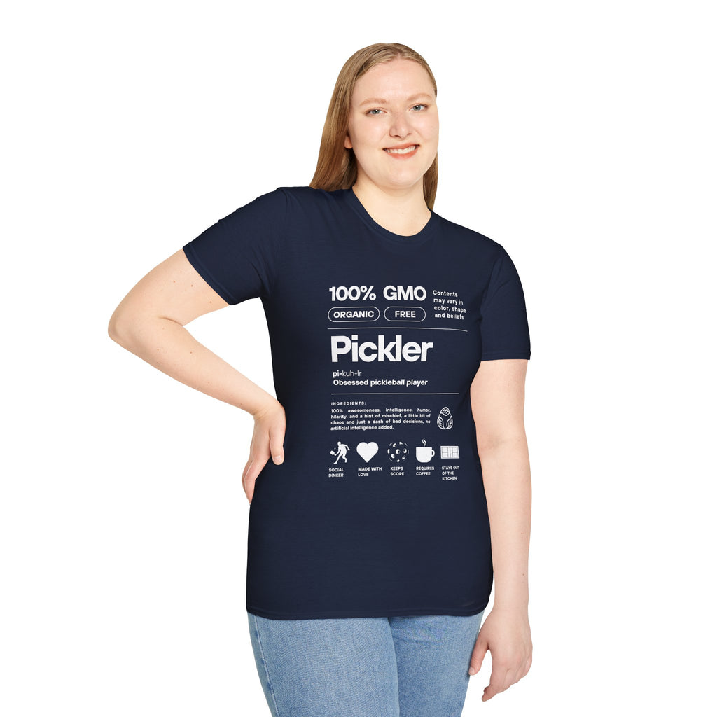 Unisex Pickleball Tee | Pickler Funny Definitions | Relaxed Fit, Soft & Comfy T-shirt | Lightweight Activewear | Player Gift