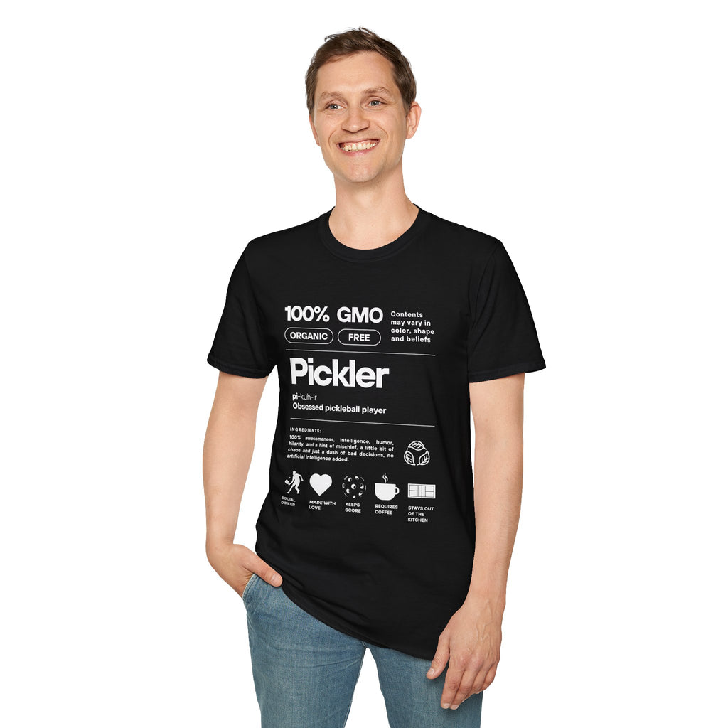 Unisex Pickleball Tee | Pickler Funny Definitions | Relaxed Fit, Soft & Comfy T-shirt | Lightweight Activewear | Player Gift