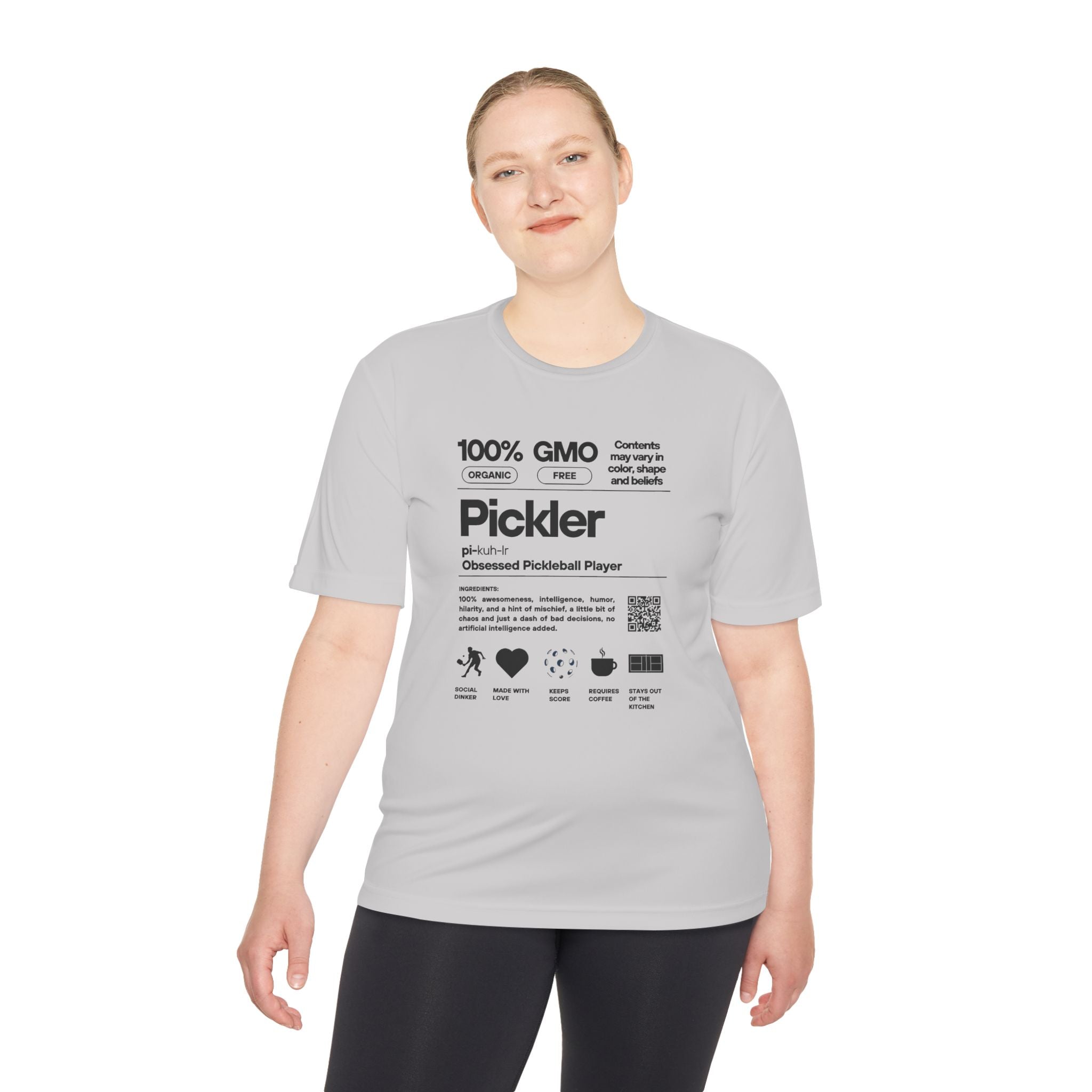Moisture Wicking Performance Pickleball Tee | Pickler Funny Definitions | Relaxed Fit T-Shirt | Lightweight Activewear