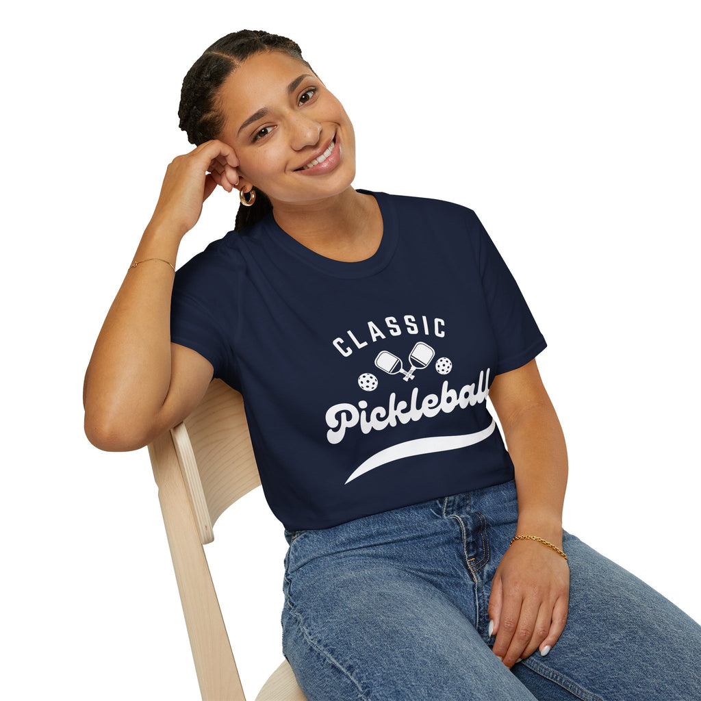 Classic Pickleball Unisex T-shirt | Relaxed Fit, Soft & Comfy Tee | Lightweight Activewear | Player Gift