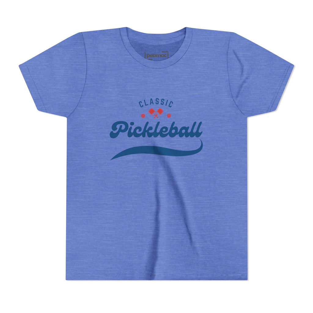 Youth Retro Classic Pickleball T-Shirt | Kids Sports Tee for Boys & Girls | Soft & Comfy