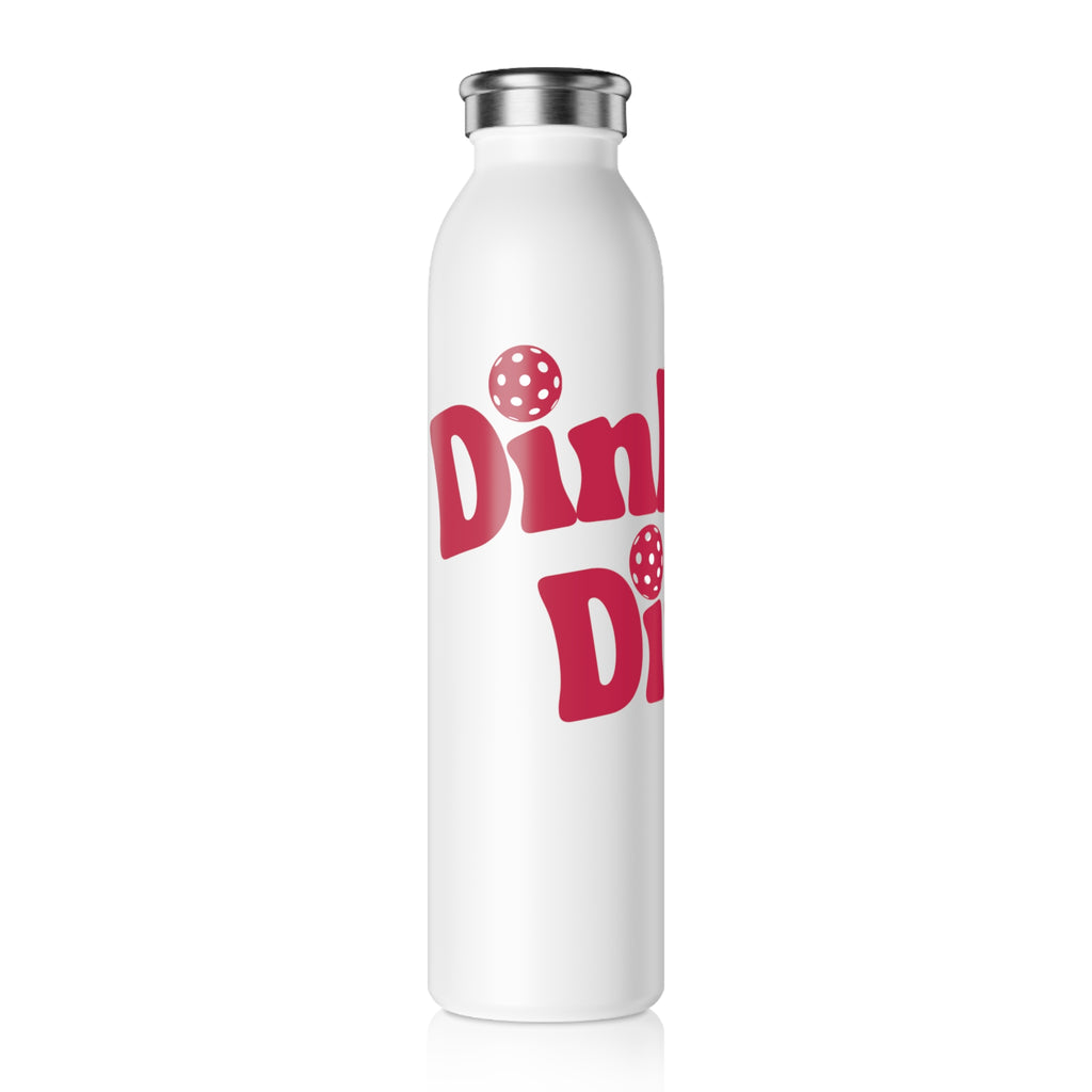 Stainless Steel Dinking Diva Pickleball Hydration Bottle | BPA-Free, Leak-Proof, 20oz Sports Bottle | Gift for Players
