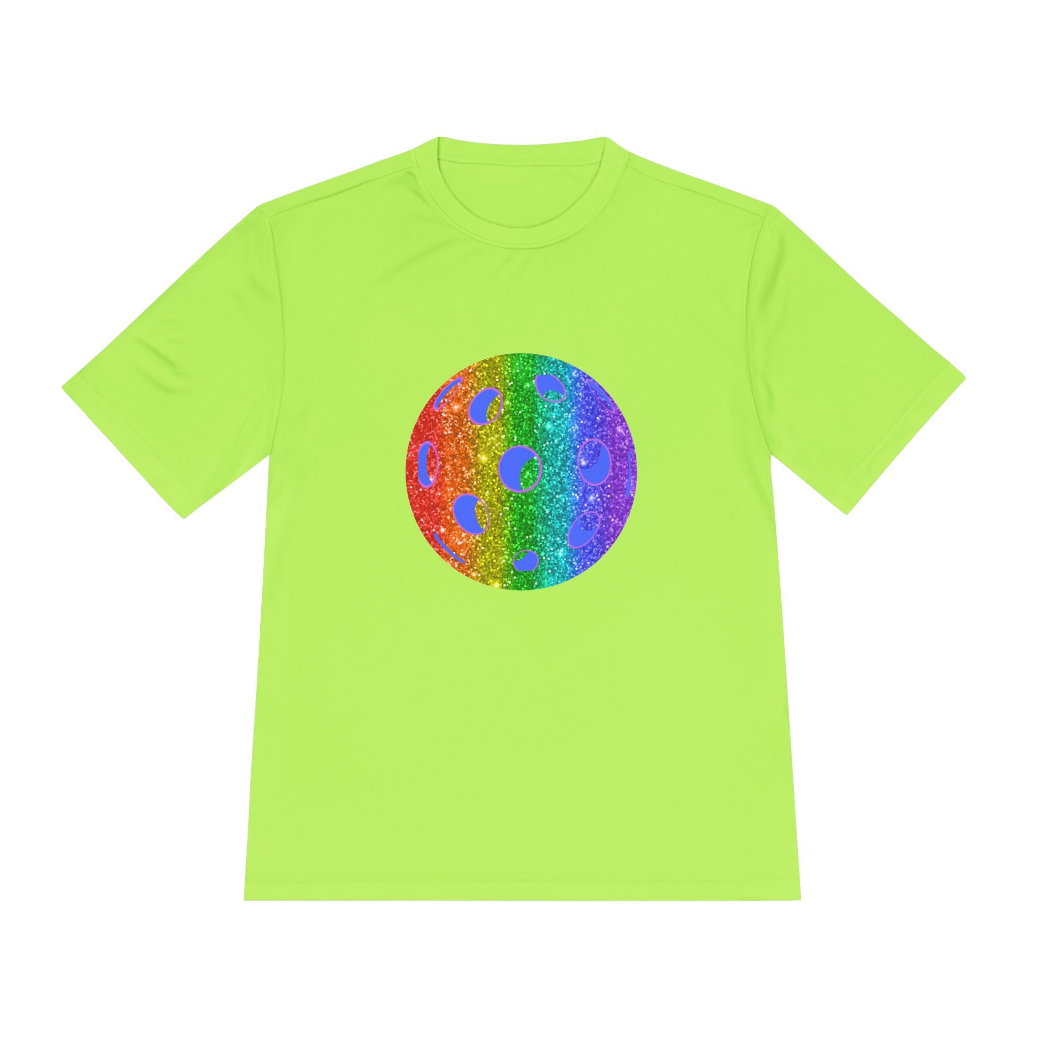 Sparkle Loud and Proud Moisture Wicking Pride T-shirt | Pickleball Tee for Men & Women | Gift for the LGBTQ2 Community
