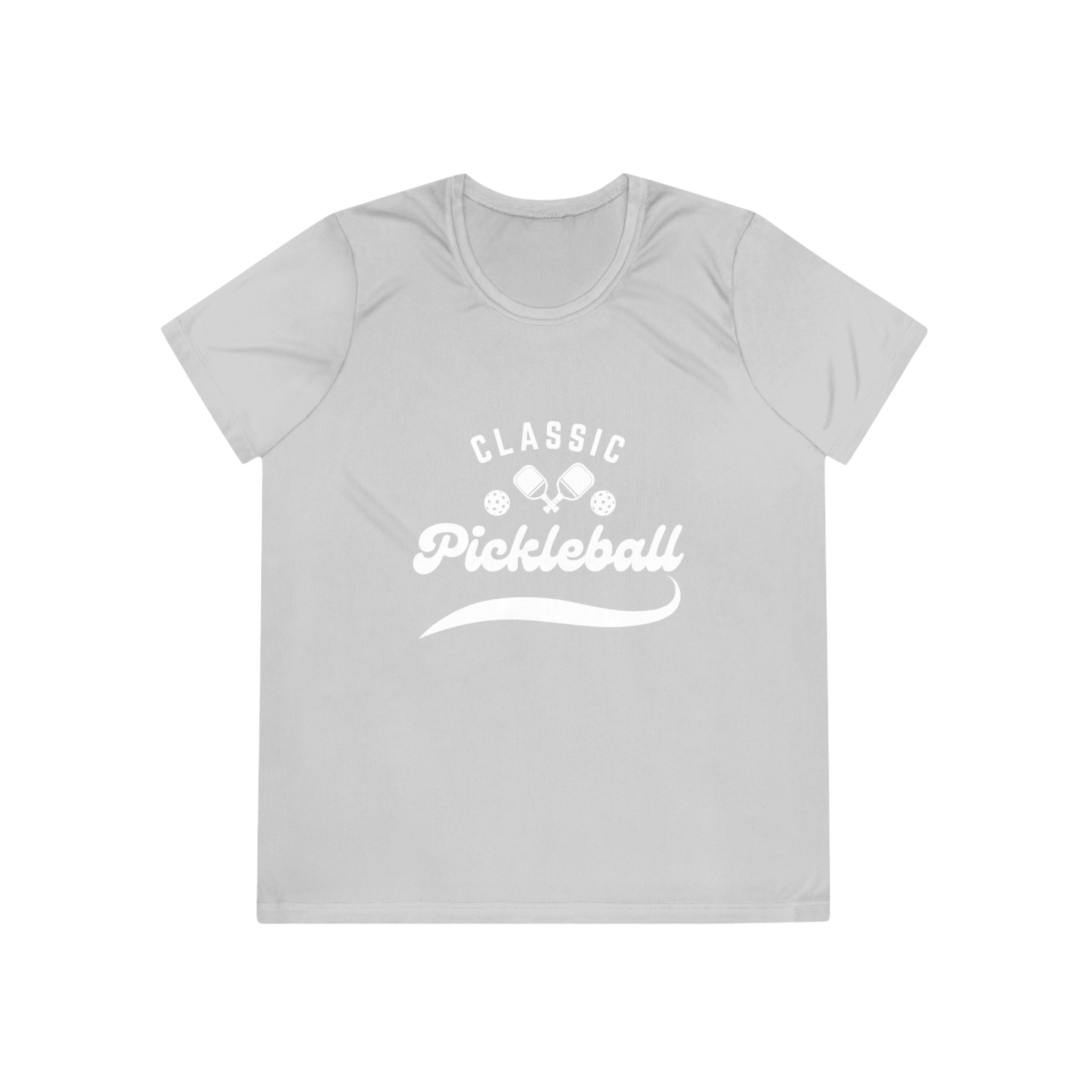 Women's Moisture Wicking Performance Classic Pickleball T-Shirt | Lightweight Activewear | Gift for Players & Friends