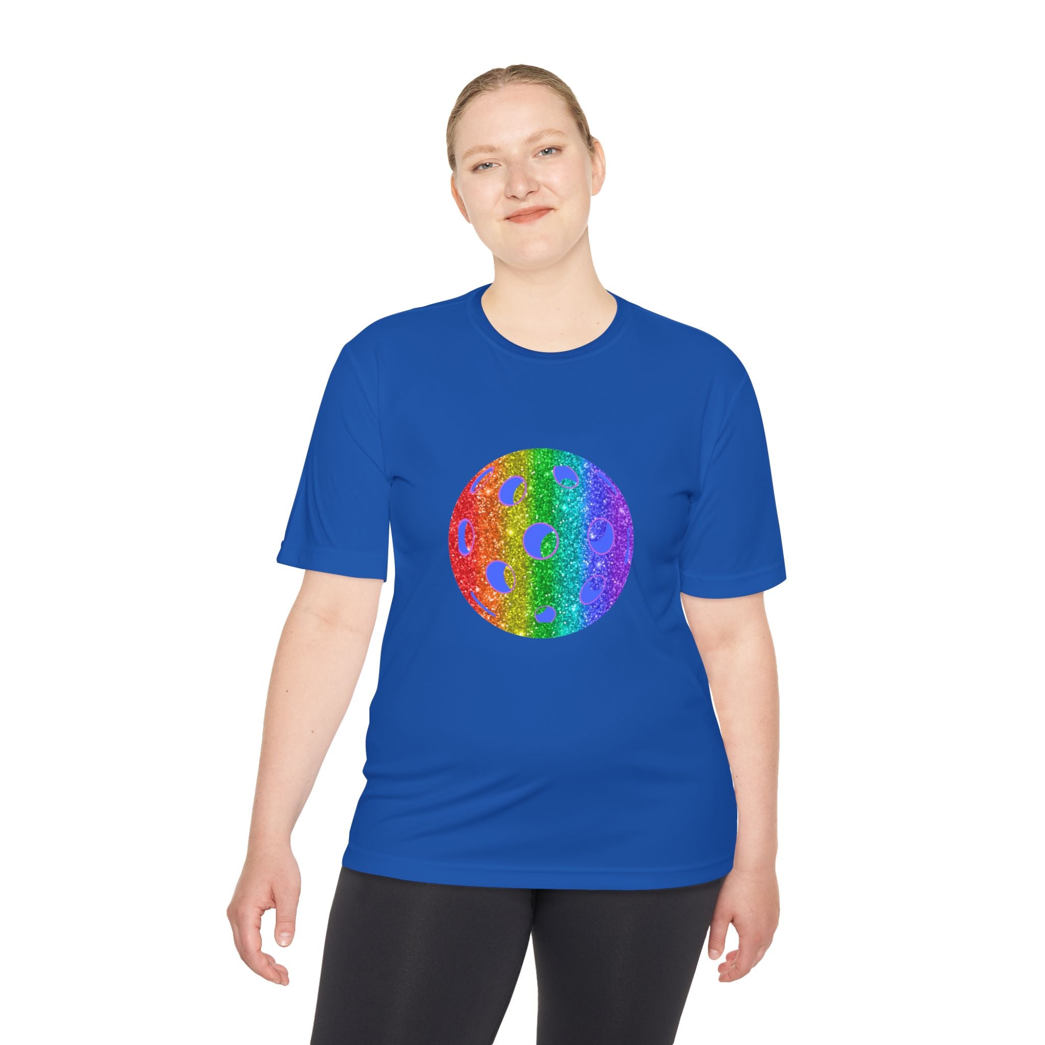 Sparkle Loud and Proud Moisture Wicking Pride T-shirt | Pickleball Tee for Men & Women | Gift for the LGBTQ2 Community