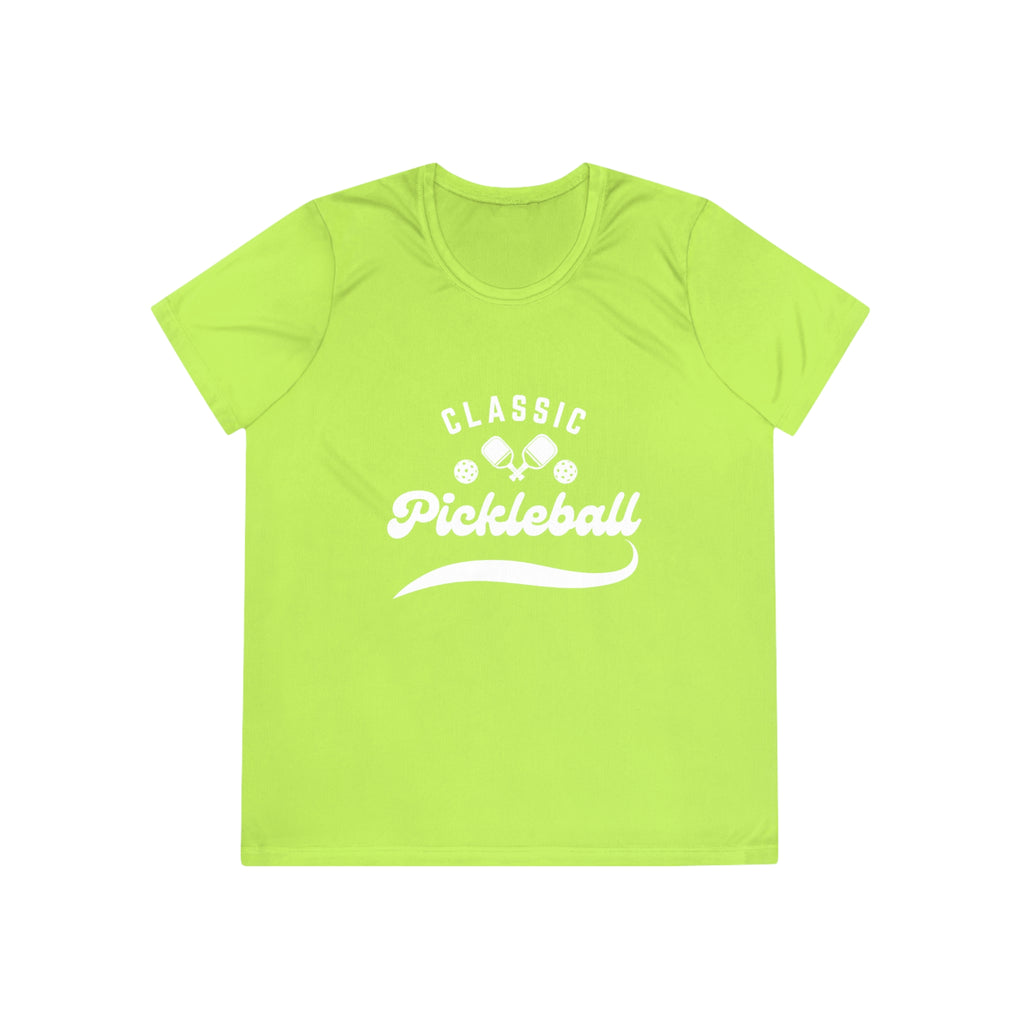Women's Moisture Wicking Performance Classic Pickleball T-Shirt | Lightweight Activewear | Gift for Players & Friends