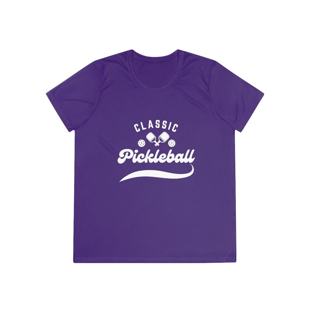 Women's Moisture Wicking Performance Classic Pickleball T-Shirt | Lightweight Activewear | Gift for Players & Friends