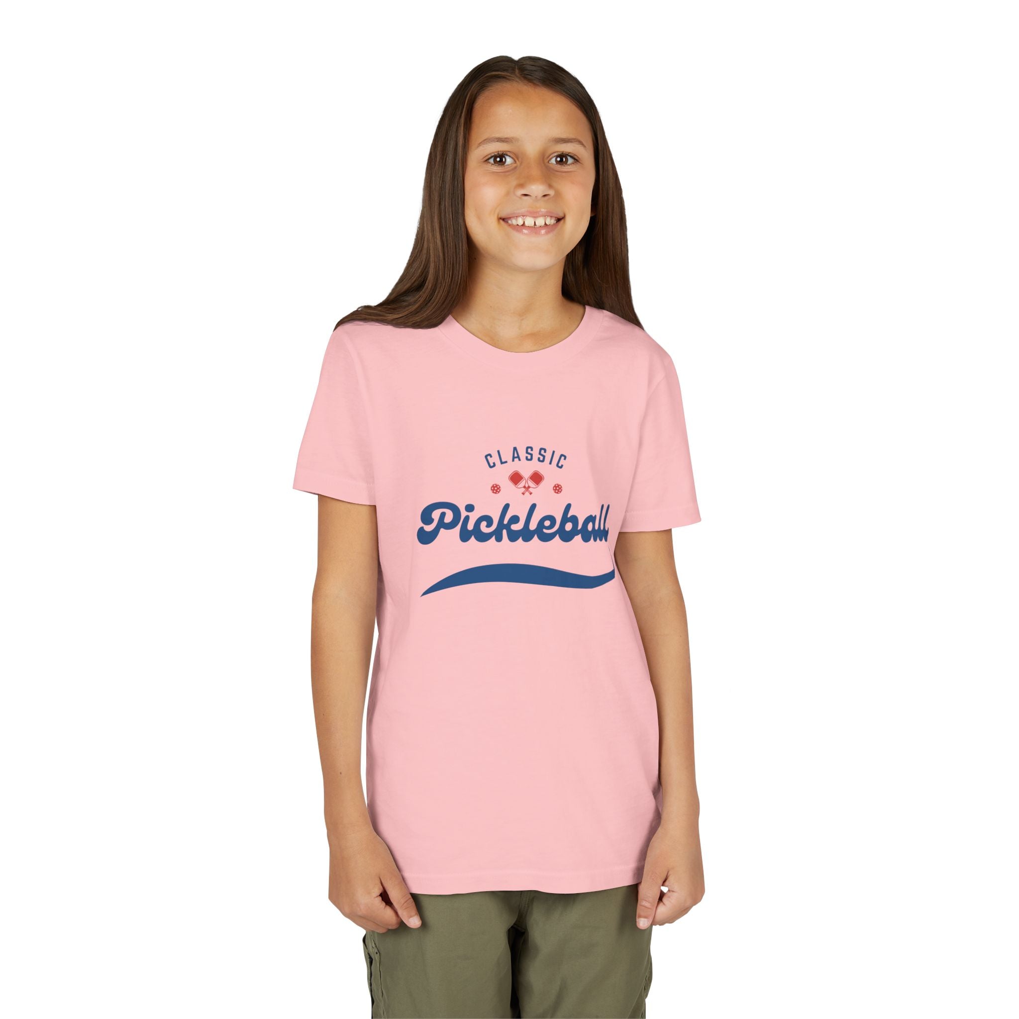Youth Retro Classic Pickleball T-Shirt | Kids Sports Tee for Boys & Girls | Soft & Comfy