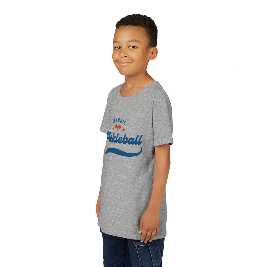 Youth Retro Classic Pickleball T-Shirt | Kids Sports Tee for Boys & Girls | Soft & Comfy