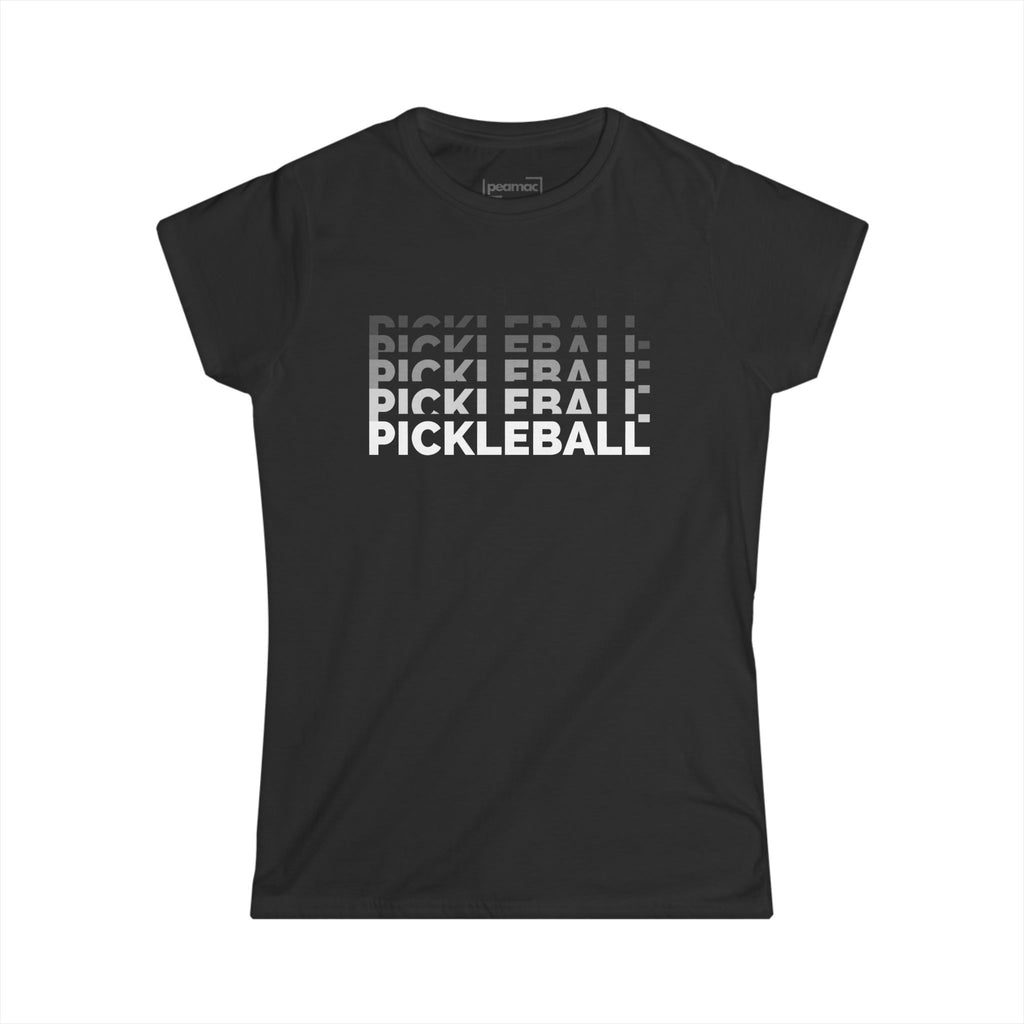 Women's Pickleball! Pickleball! Pickleball! Softstyle Tee