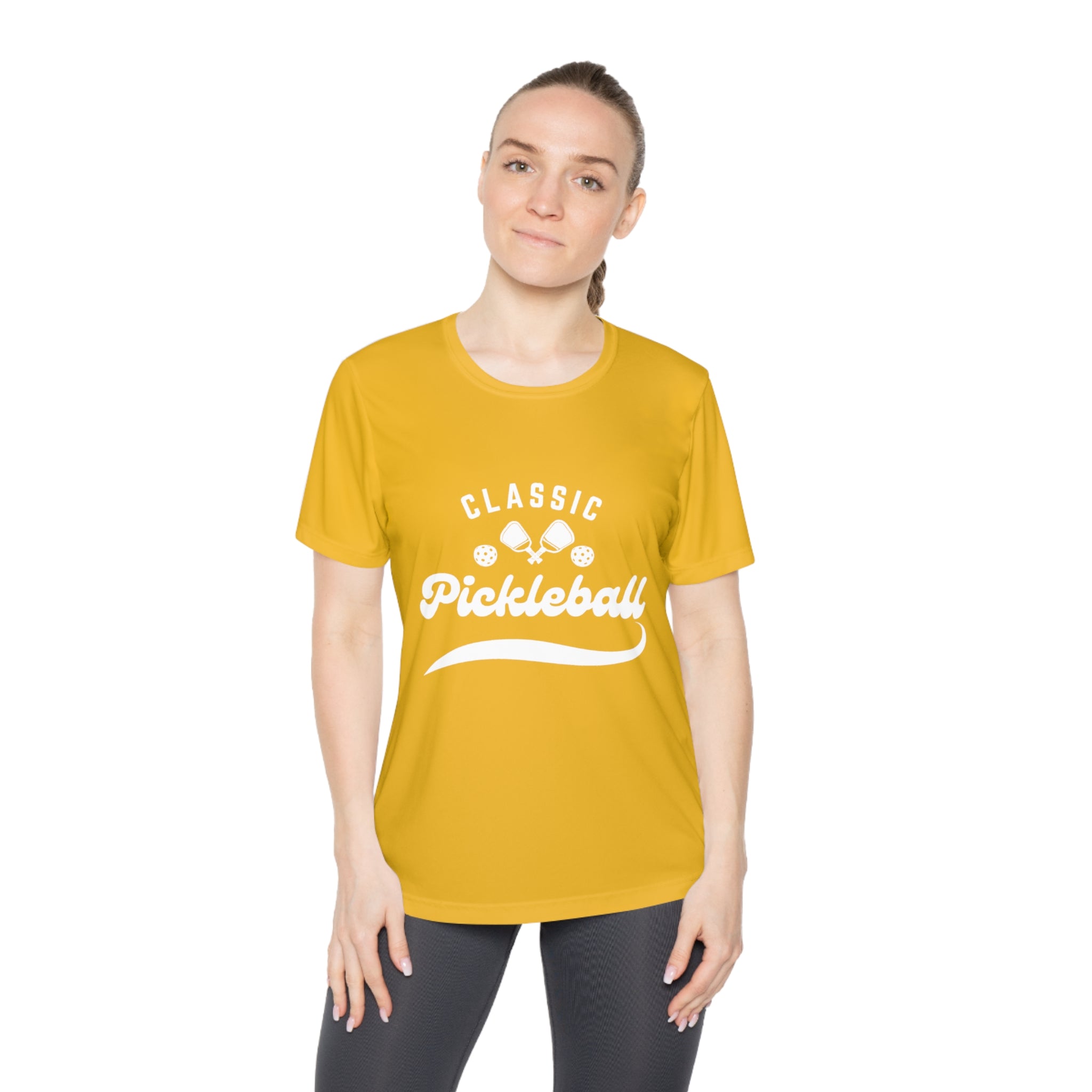 Women's Moisture Wicking Performance Classic Pickleball T-Shirt | Lightweight Activewear | Gift for Players & Friends