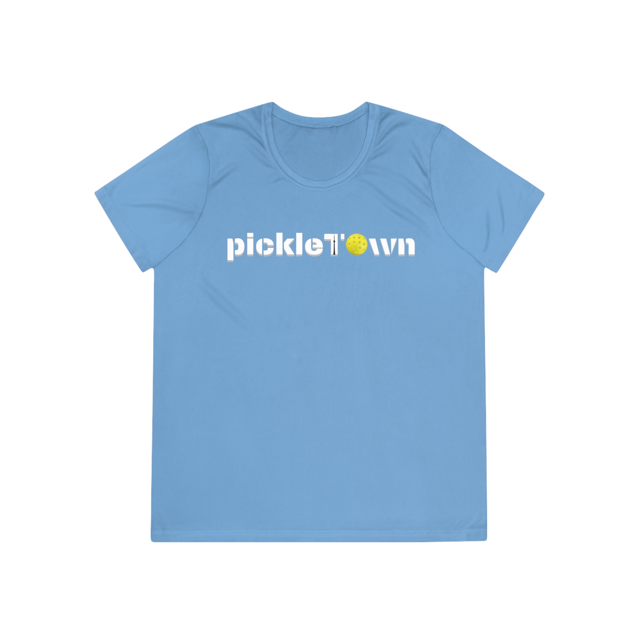 PickleTOwn T-Shirt - Toronto 6ix City Pride Pickleball Tee | CN Tower Sport Apparel Gift Women's Moisture Wicking Shirt