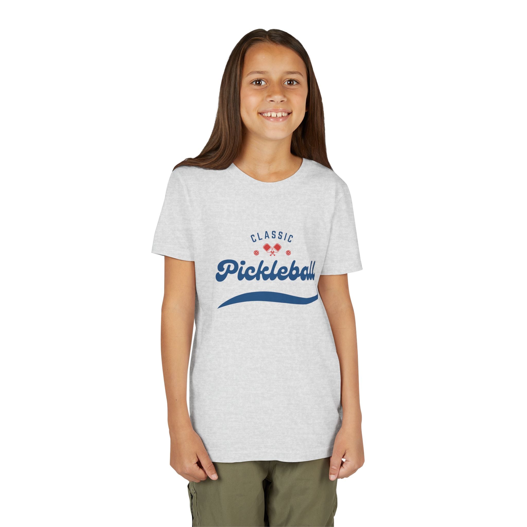 Youth Retro Classic Pickleball T-Shirt | Kids Sports Tee for Boys & Girls | Soft & Comfy