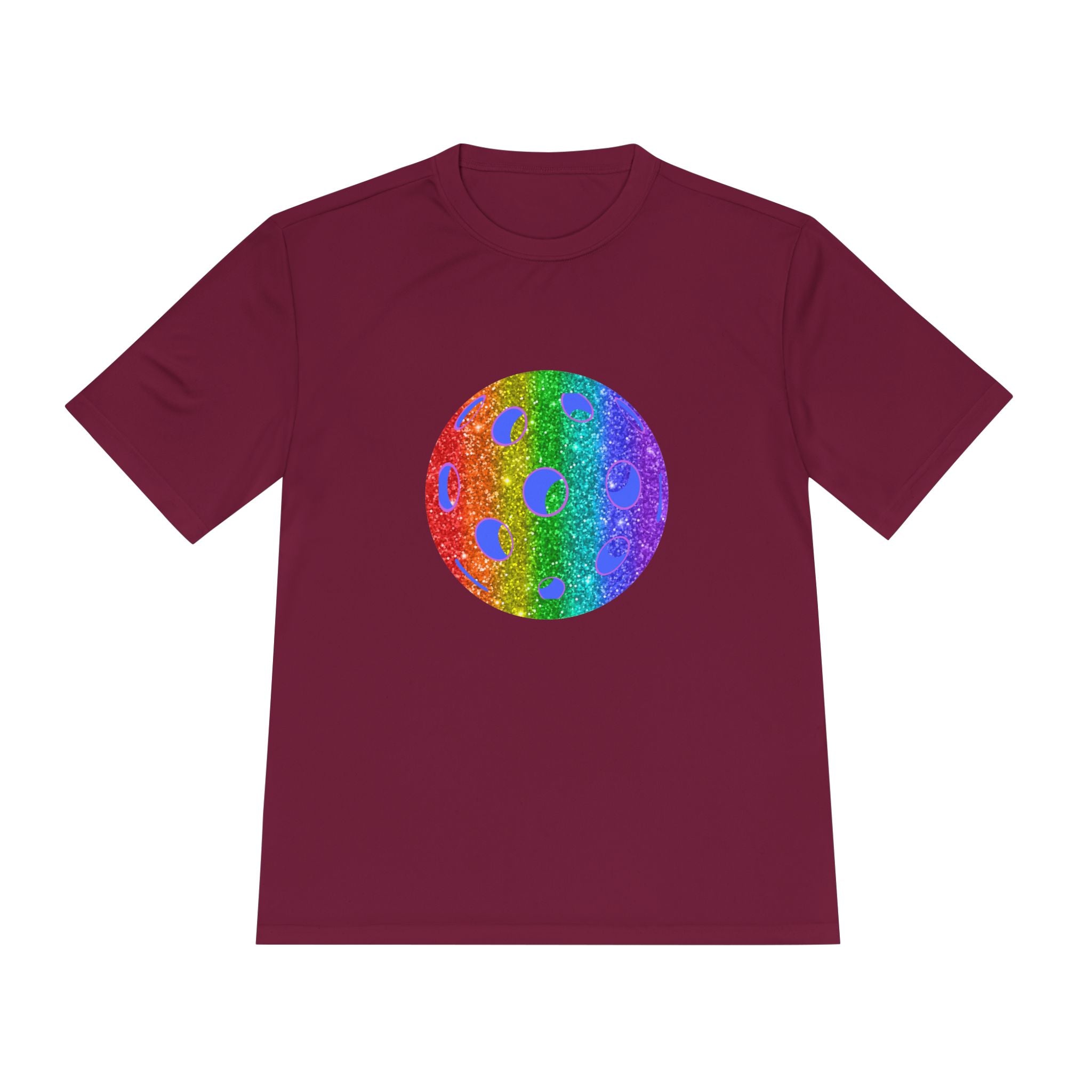 Sparkle Loud and Proud Moisture Wicking Pride T-shirt | Pickleball Tee for Men & Women | Gift for the LGBTQ2 Community