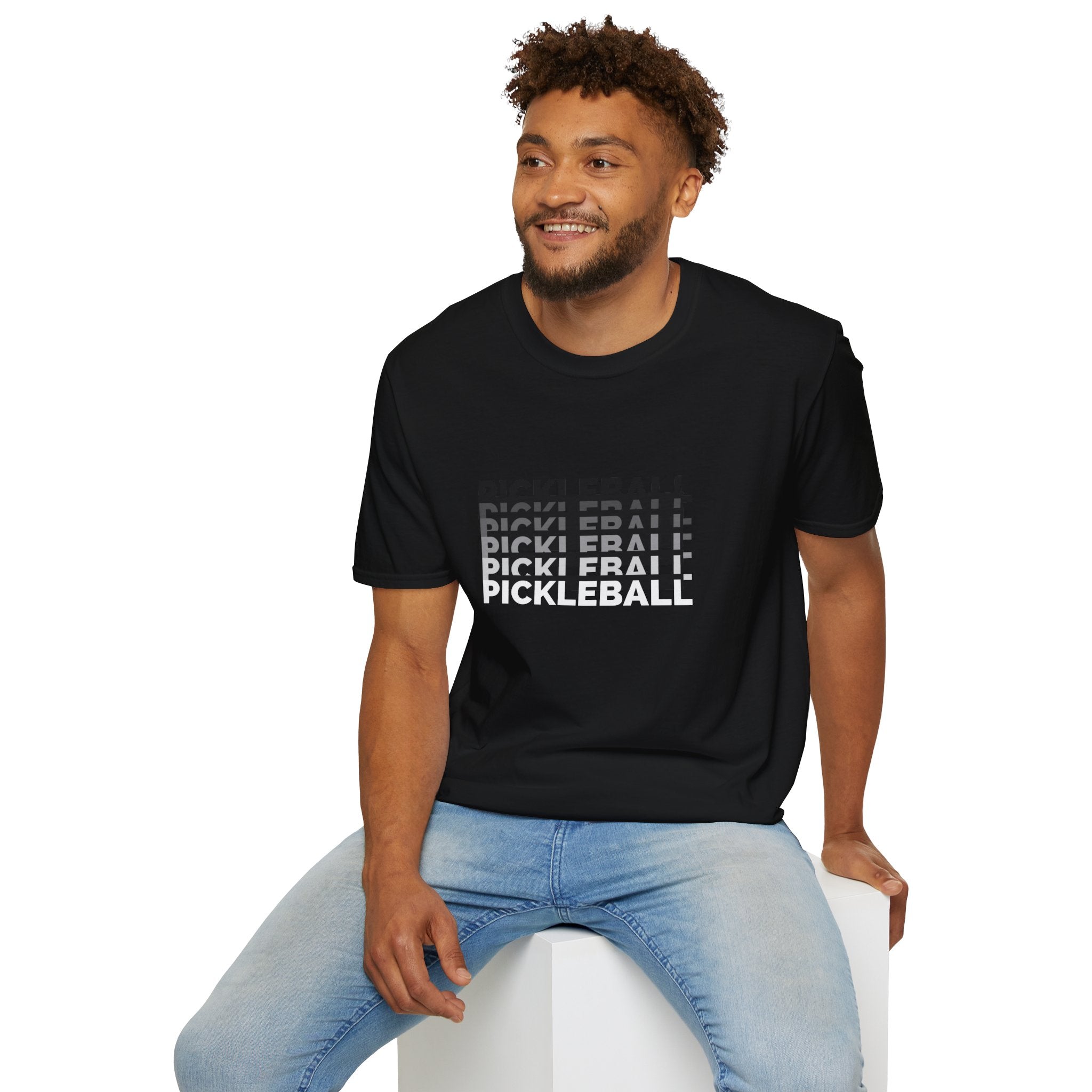 Pickleball! Pickleball! Pickleball! Unisex Softstyle T-Shirt