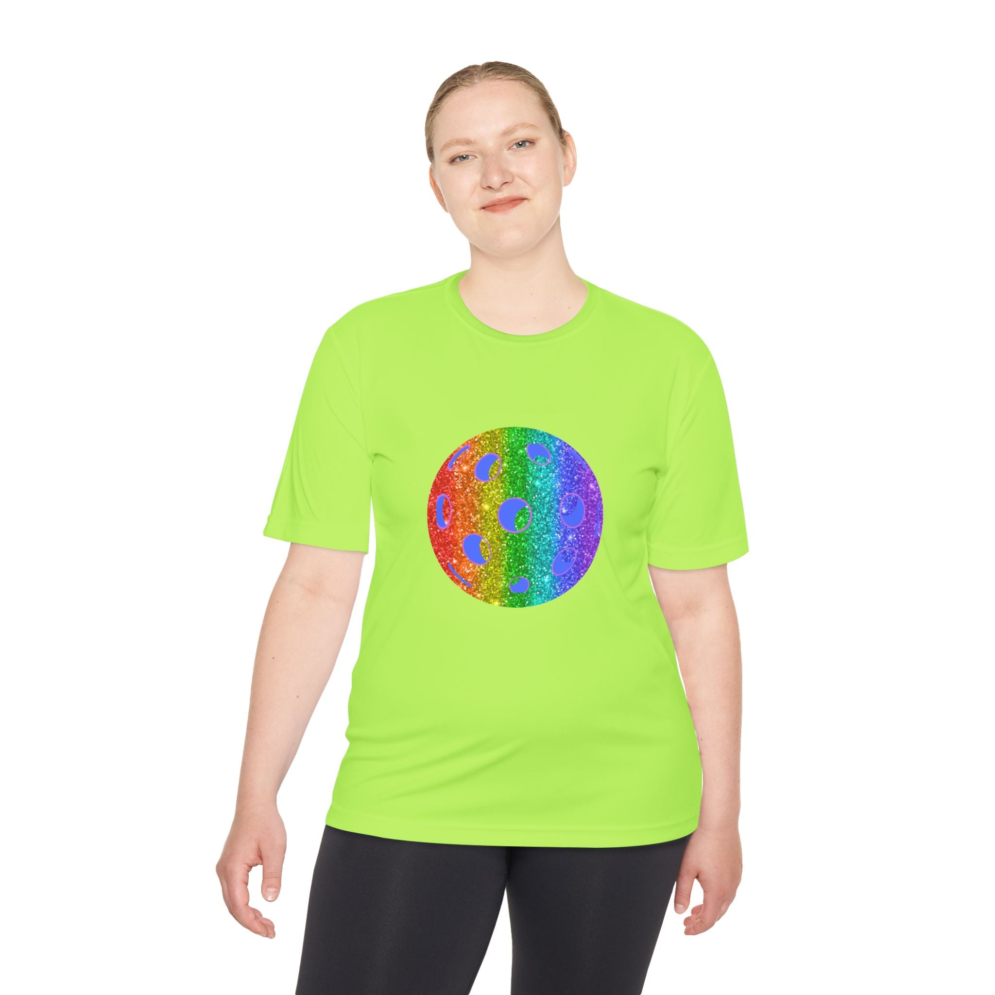 Sparkle Loud and Proud Moisture Wicking Pride T-shirt | Pickleball Tee for Men & Women | Gift for the LGBTQ2 Community