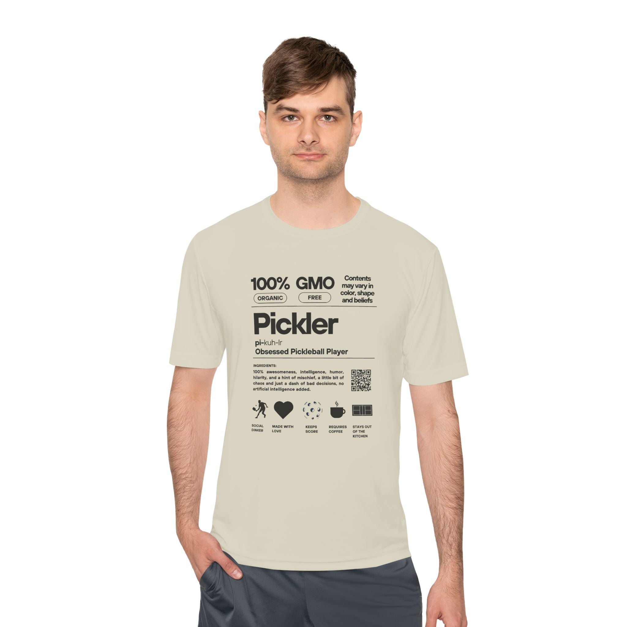 Moisture Wicking Performance Pickleball Tee | Pickler Funny Definitions | Relaxed Fit T-Shirt | Lightweight Activewear