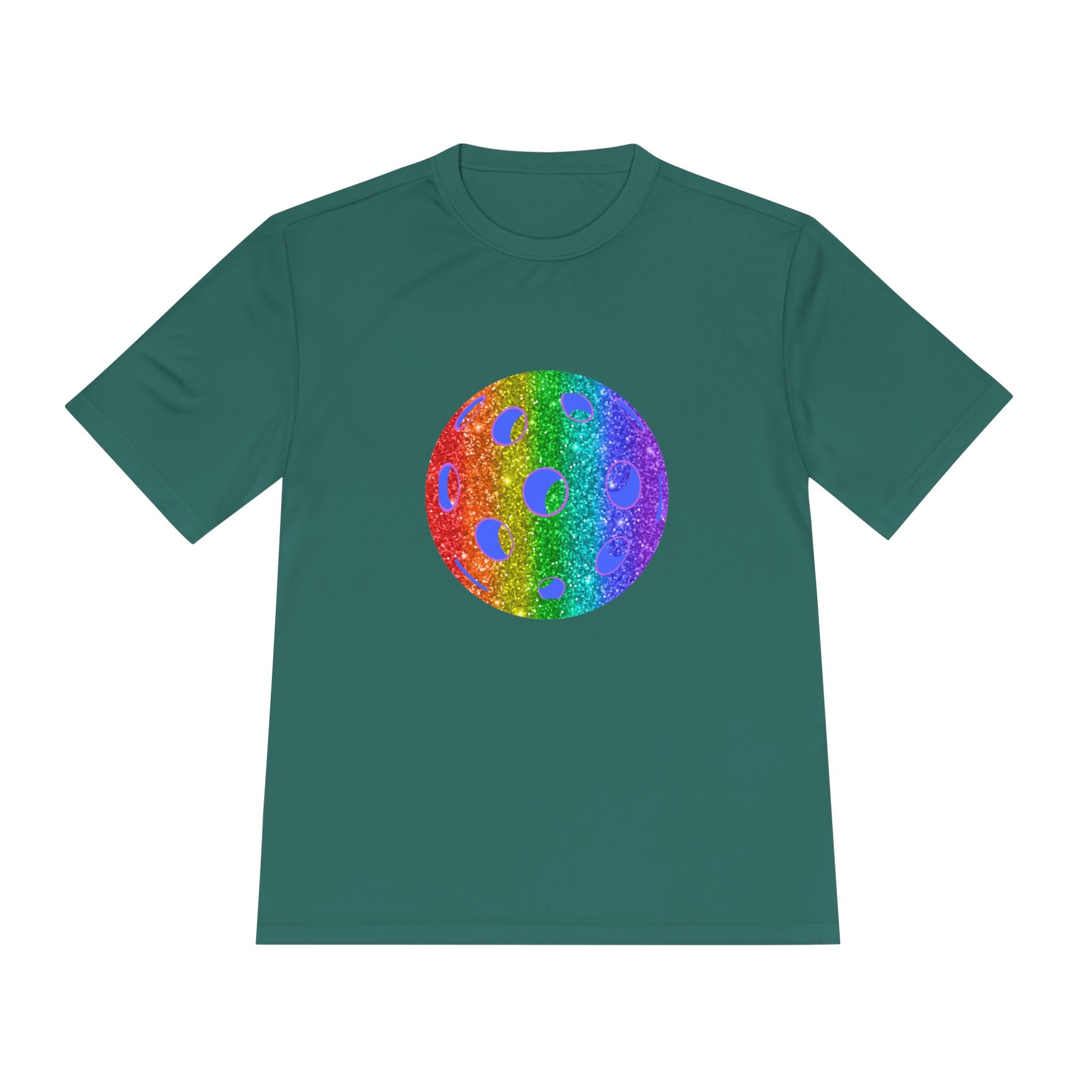 Sparkle Loud and Proud Moisture Wicking Pride T-shirt | Pickleball Tee for Men & Women | Gift for the LGBTQ2 Community