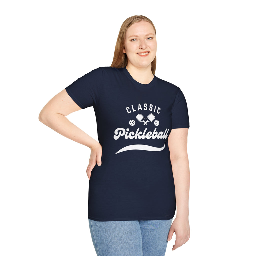 Classic Pickleball Unisex T-shirt | Relaxed Fit, Soft & Comfy Tee | Lightweight Activewear | Player Gift