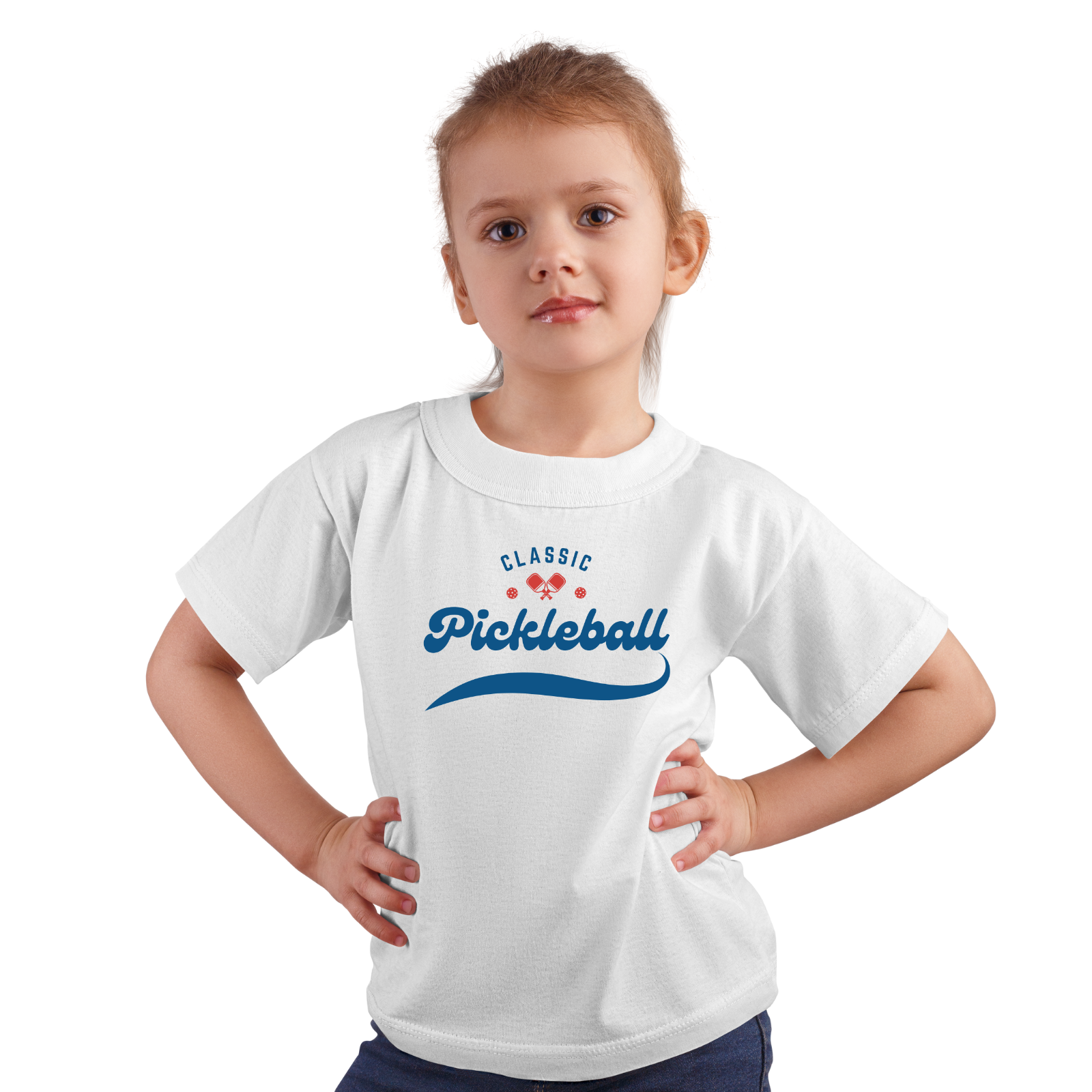 Youth Retro Classic Pickleball T-Shirt | Kids Sports Tee for Boys & Girls | Soft & Comfy