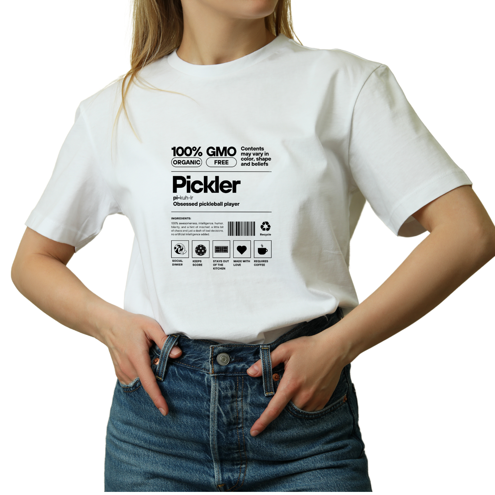 Moisture Wicking Performance Pickleball Tee | Pickler Funny Definitions | Relaxed Fit T-Shirt | Lightweight Activewear