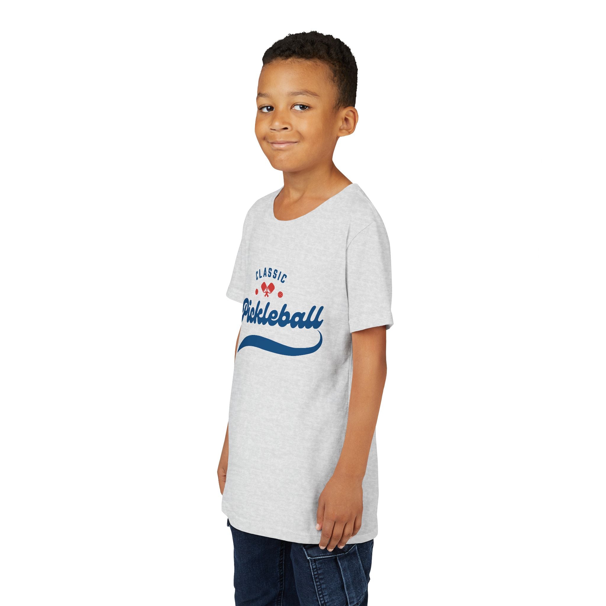 Youth Retro Classic Pickleball T-Shirt | Kids Sports Tee for Boys & Girls | Soft & Comfy