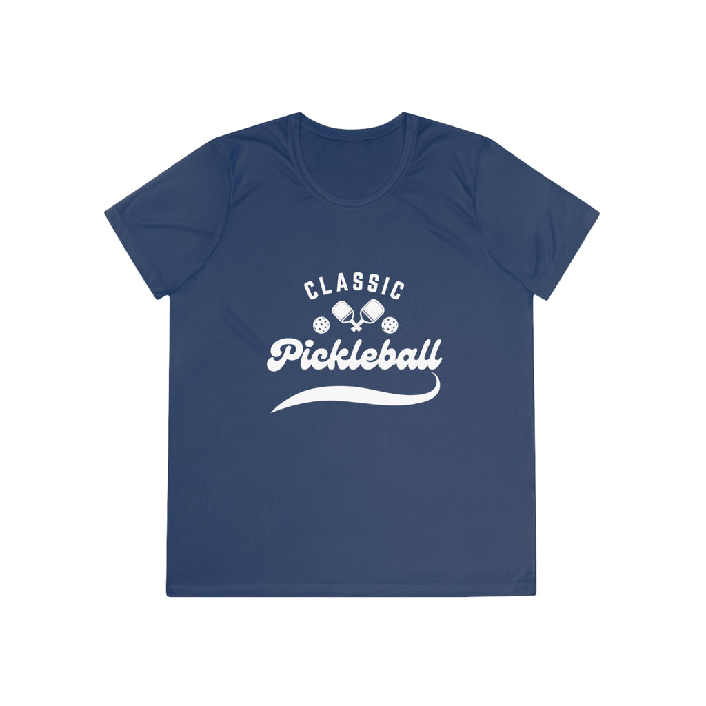 Women's Moisture Wicking Performance Classic Pickleball T-Shirt | Lightweight Activewear | Gift for Players & Friends