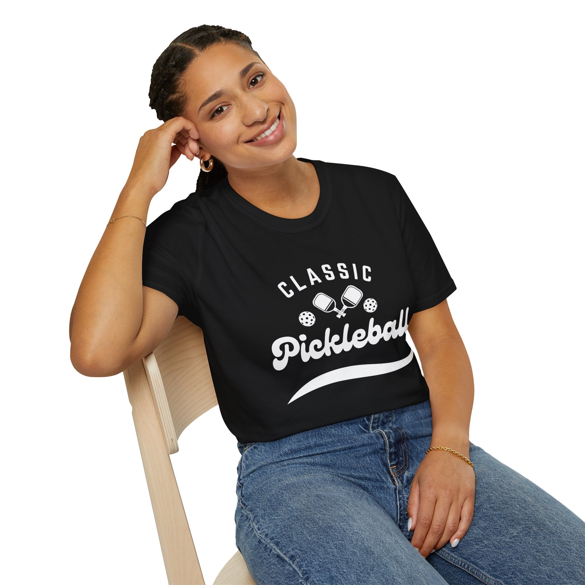 Classic Pickleball Unisex T-shirt | Relaxed Fit, Soft & Comfy Tee | Lightweight Activewear | Player Gift