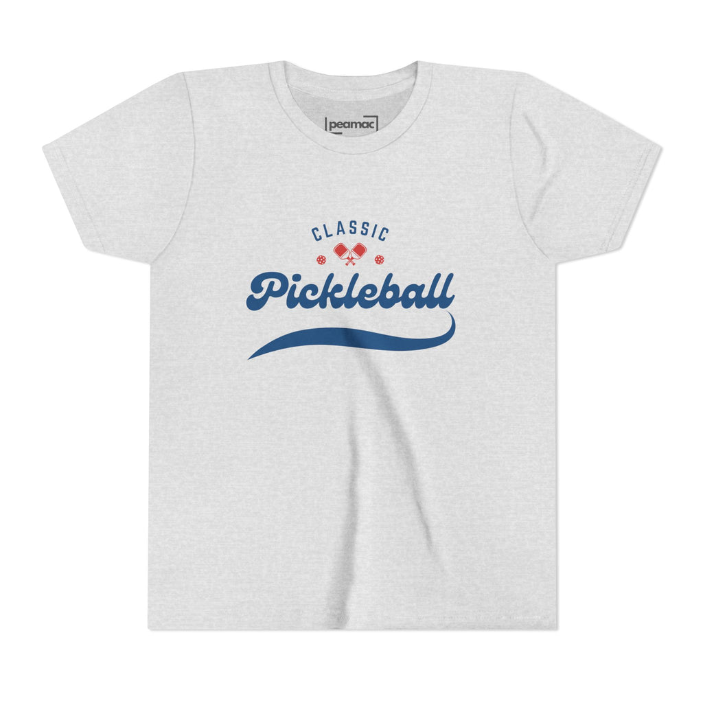 Youth Retro Classic Pickleball T-Shirt | Kids Sports Tee for Boys & Girls | Soft & Comfy