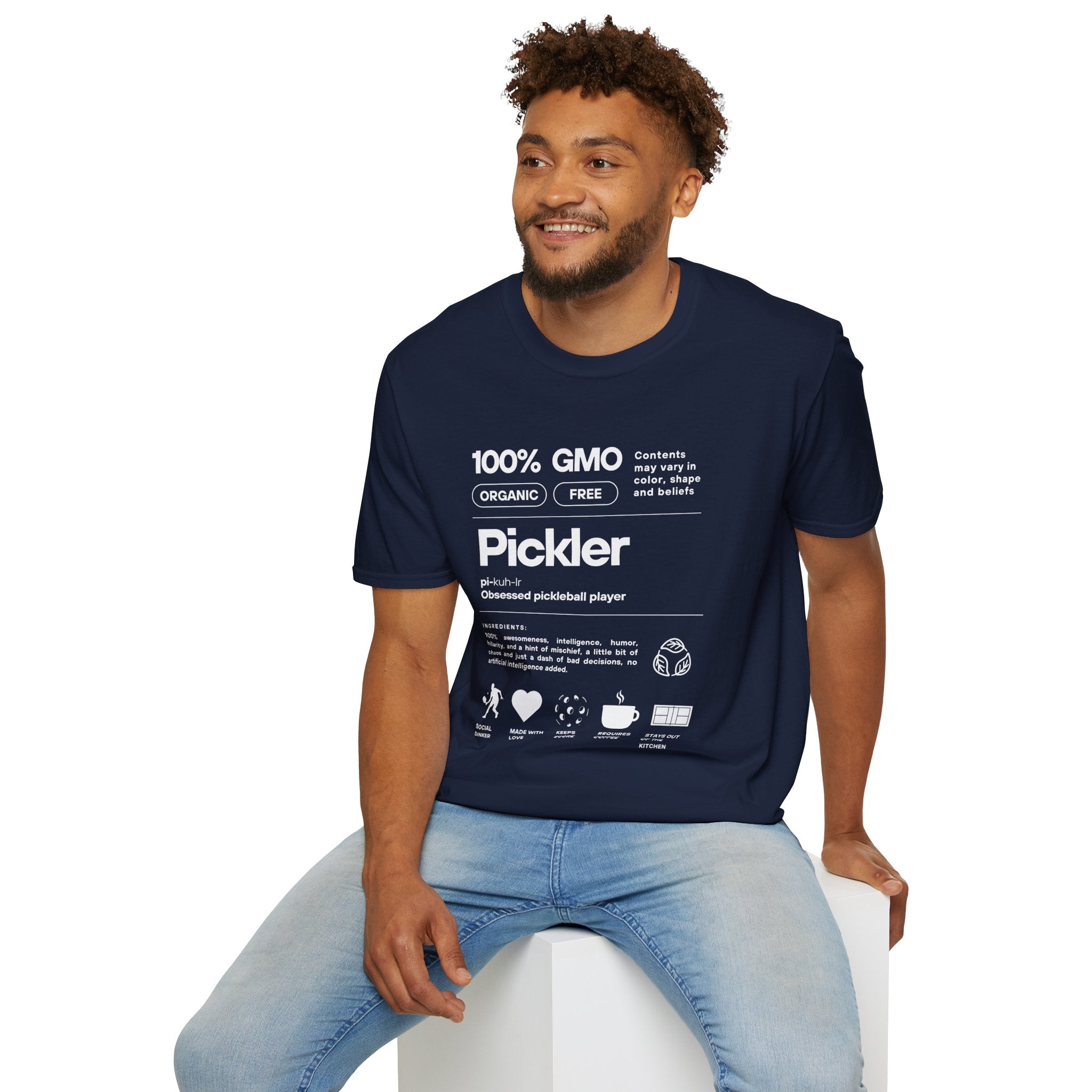 Unisex Pickleball Tee | Pickler Funny Definitions | Relaxed Fit, Soft & Comfy T-shirt | Lightweight Activewear | Player Gift