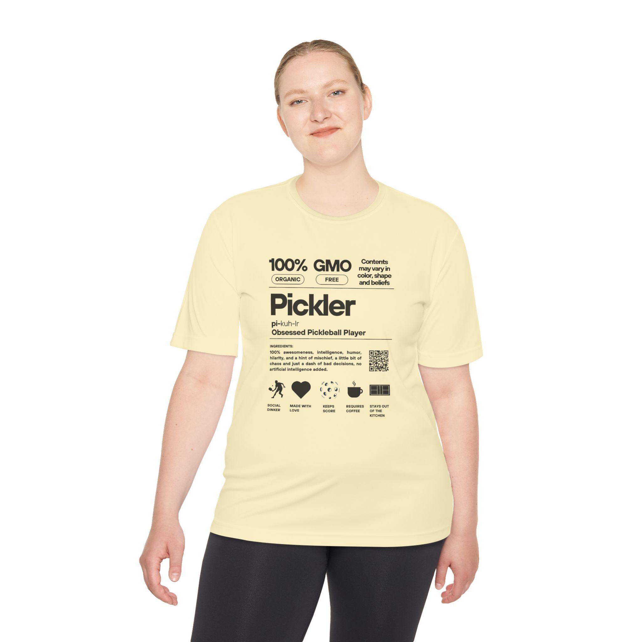 Moisture Wicking Performance Pickleball Tee | Pickler Funny Definitions | Relaxed Fit T-Shirt | Lightweight Activewear