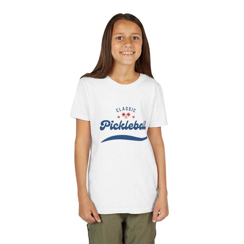 Youth Retro Classic Pickleball T-Shirt | Kids Sports Tee for Boys & Girls | Soft & Comfy