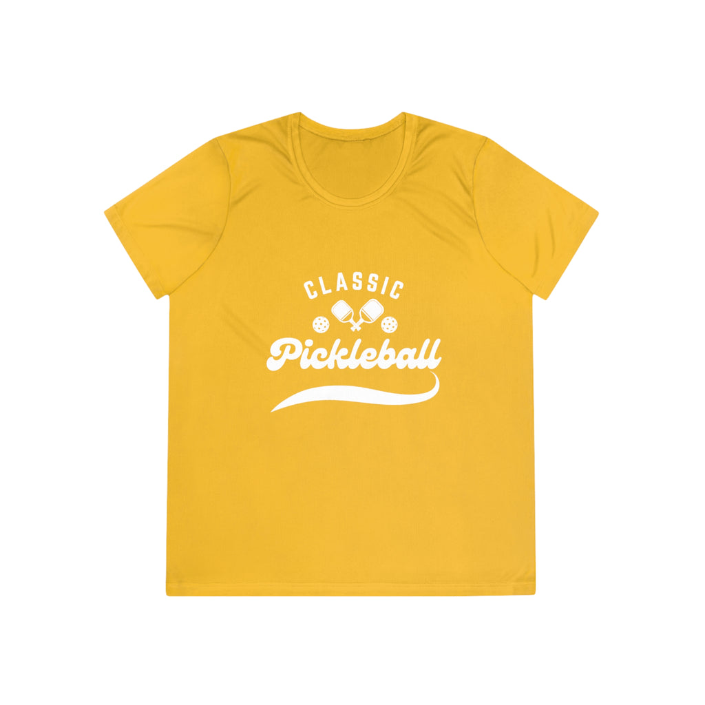 Women's Moisture Wicking Performance Classic Pickleball T-Shirt | Lightweight Activewear | Gift for Players & Friends