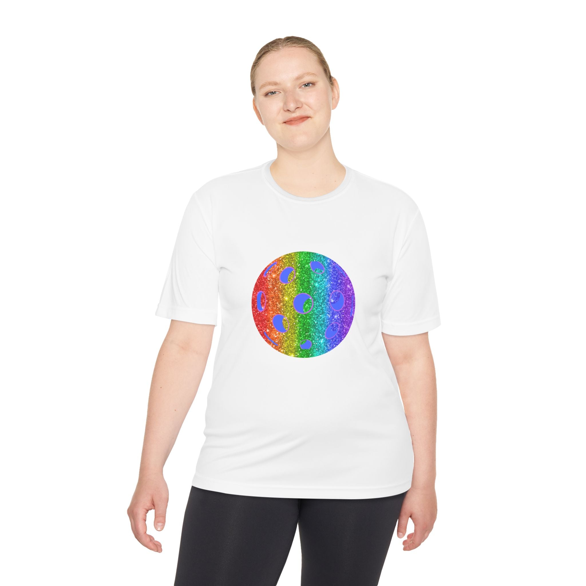 Sparkle Loud and Proud Moisture Wicking Pride T-shirt | Pickleball Tee for Men & Women | Gift for the LGBTQ2 Community