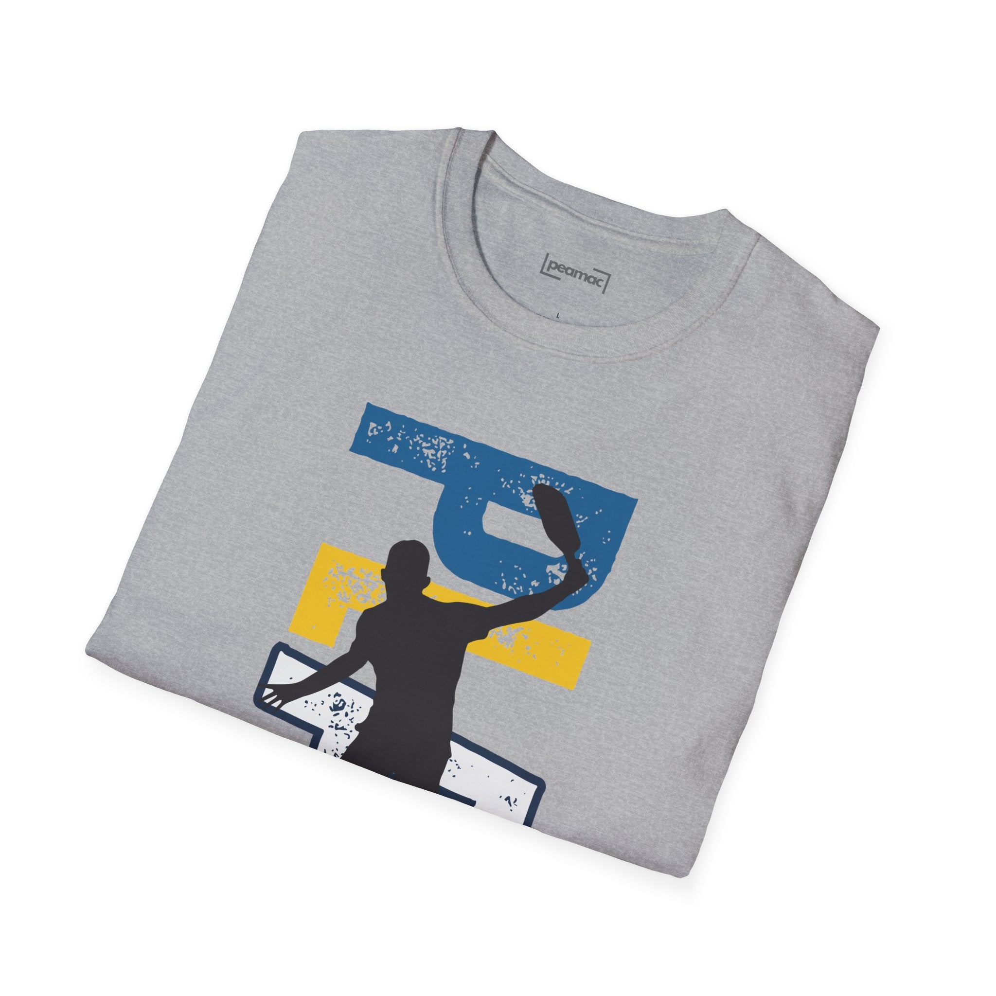 Dynamic Pickleball Action Tee | Unisex Soft T-Shirt | Relaxed Fit | Lightweight Activewear | Gift for Men & Women