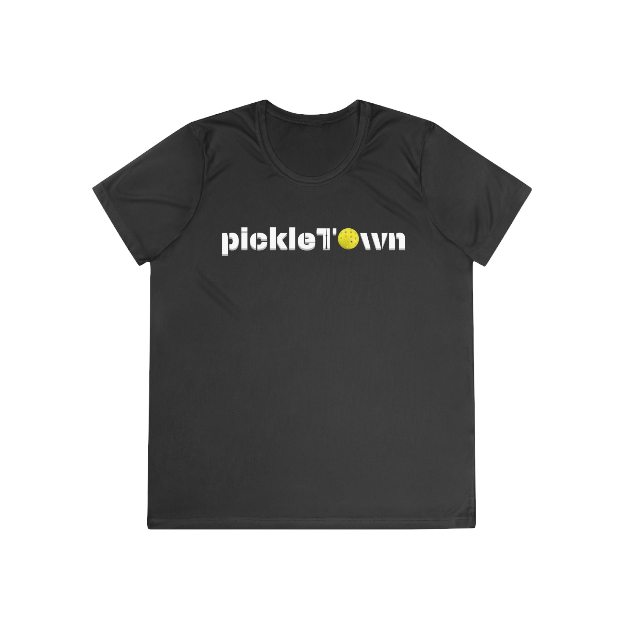 PickleTOwn T-Shirt - Toronto 6ix City Pride Pickleball Tee | CN Tower Sport Apparel Gift Women's Moisture Wicking Shirt