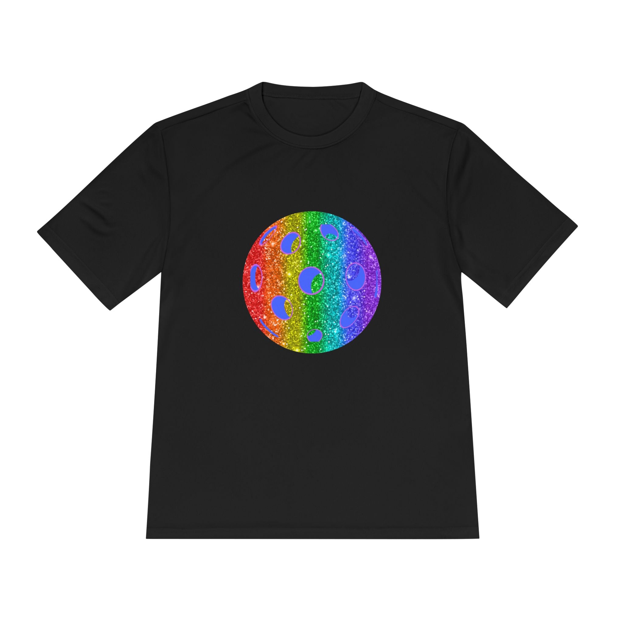 Sparkle Loud and Proud Moisture Wicking Pride T-shirt | Pickleball Tee for Men & Women | Gift for the LGBTQ2 Community